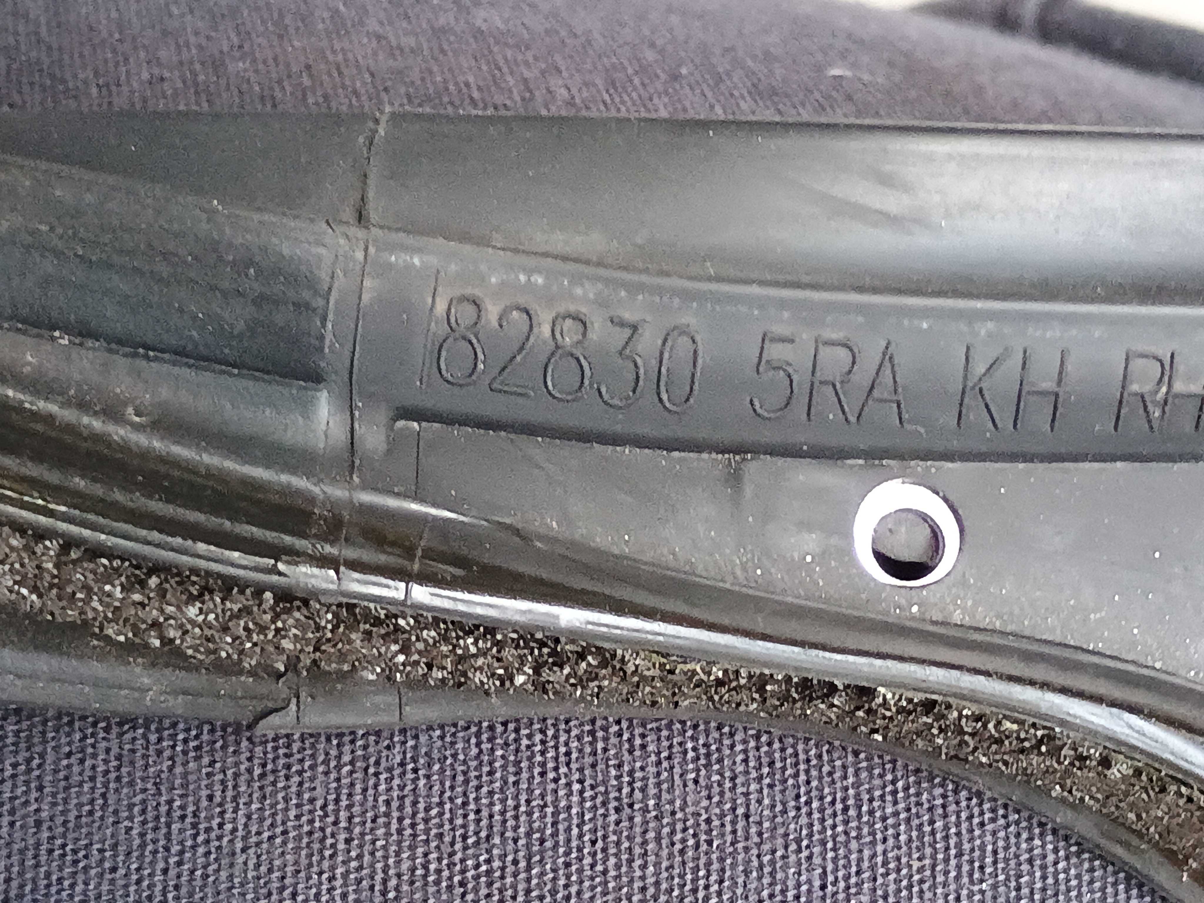 Borracha Porta Traseira Direita Nissan Kicks  1.6 2020 3