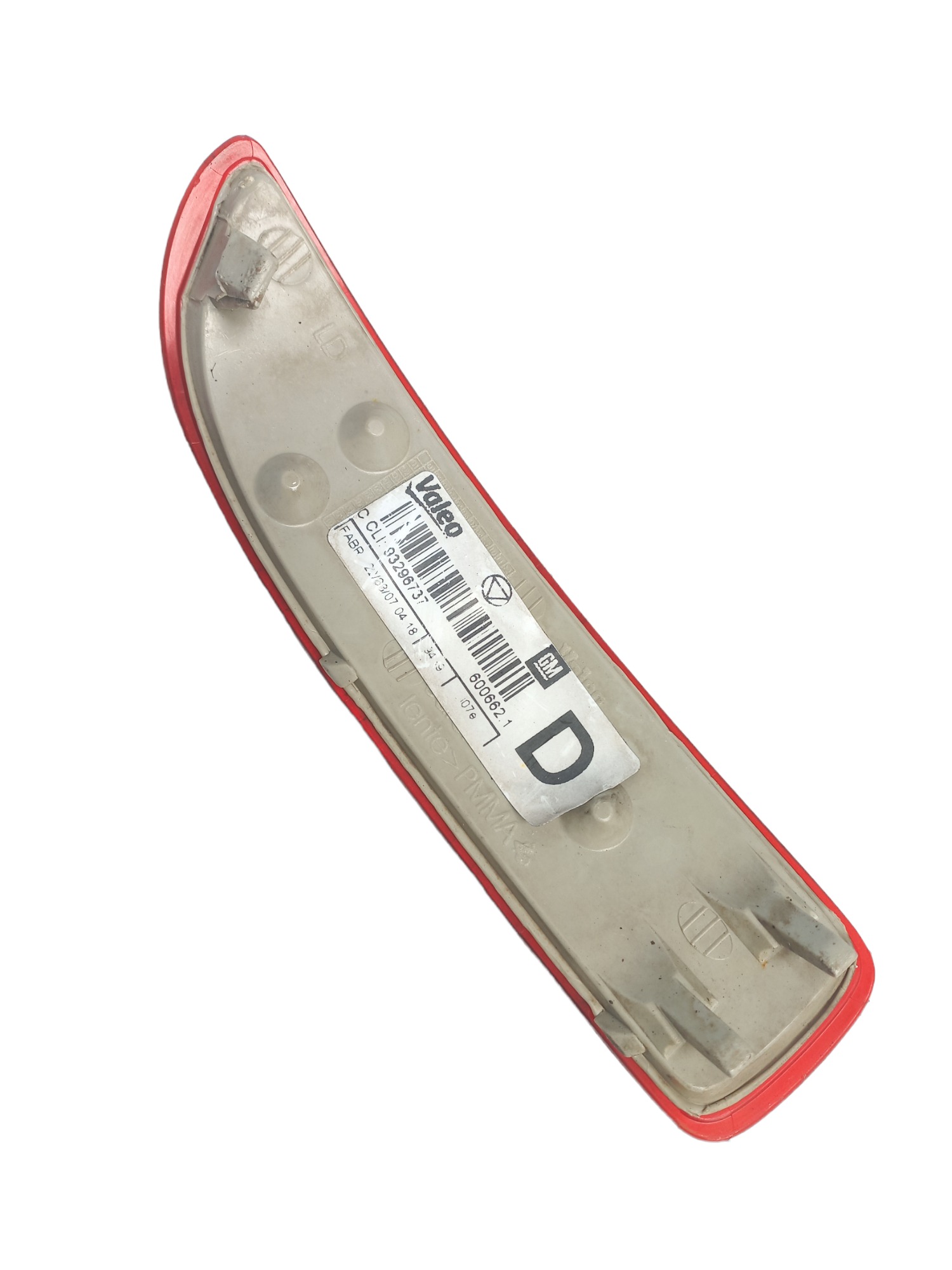 Refletor Direito Para-choque Gm Corsa Hatch 2012 93296737 2