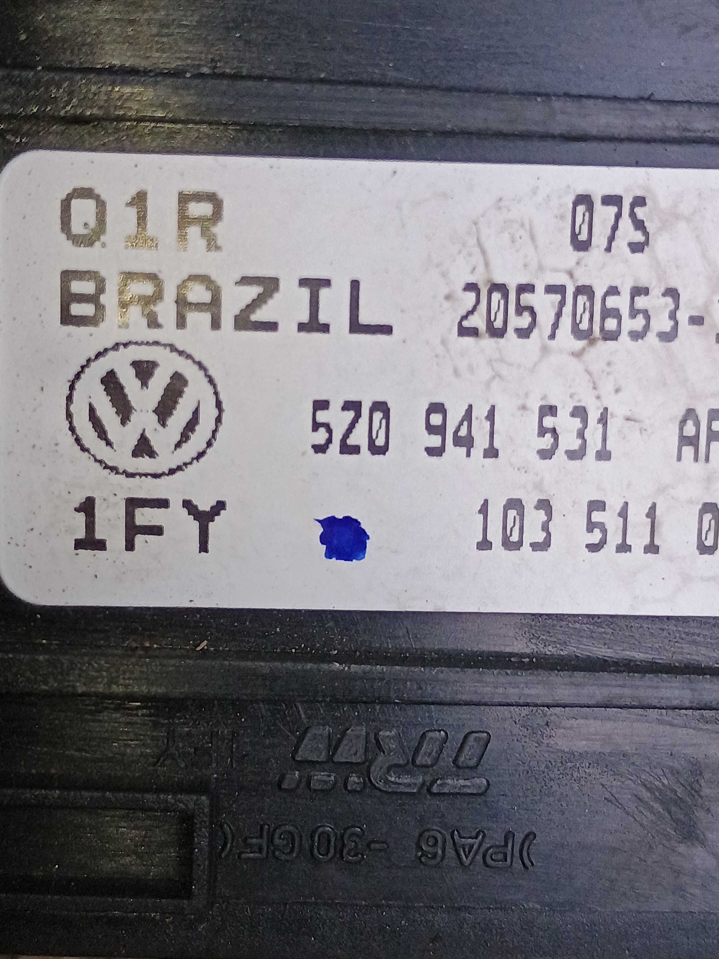 Botão Farol Milha Vw Spacefox 1.6 2018 5z0941531 5
