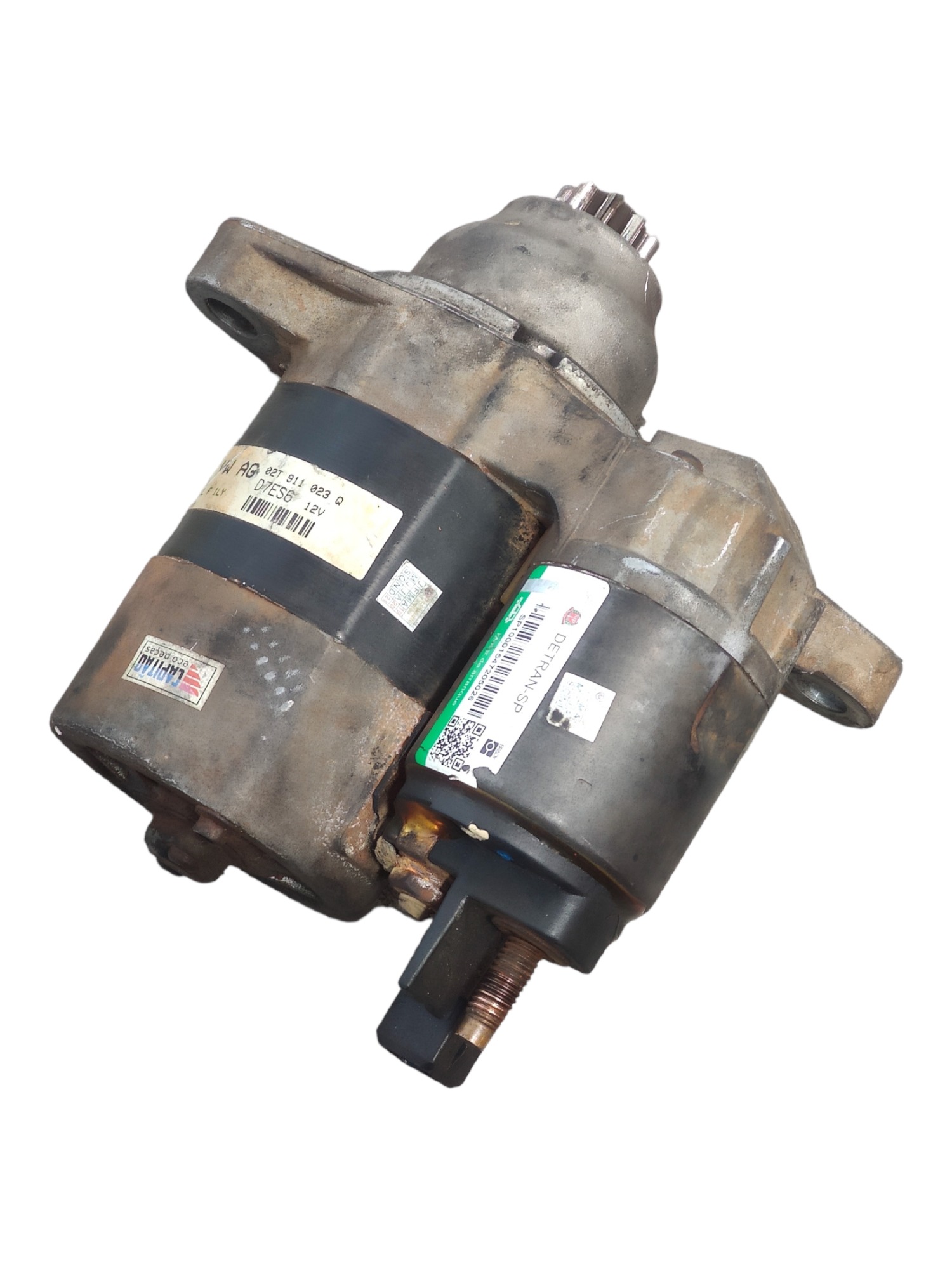 Motor De Arranque Vw Gol Trend 1.0 8v 2009 02t911023q