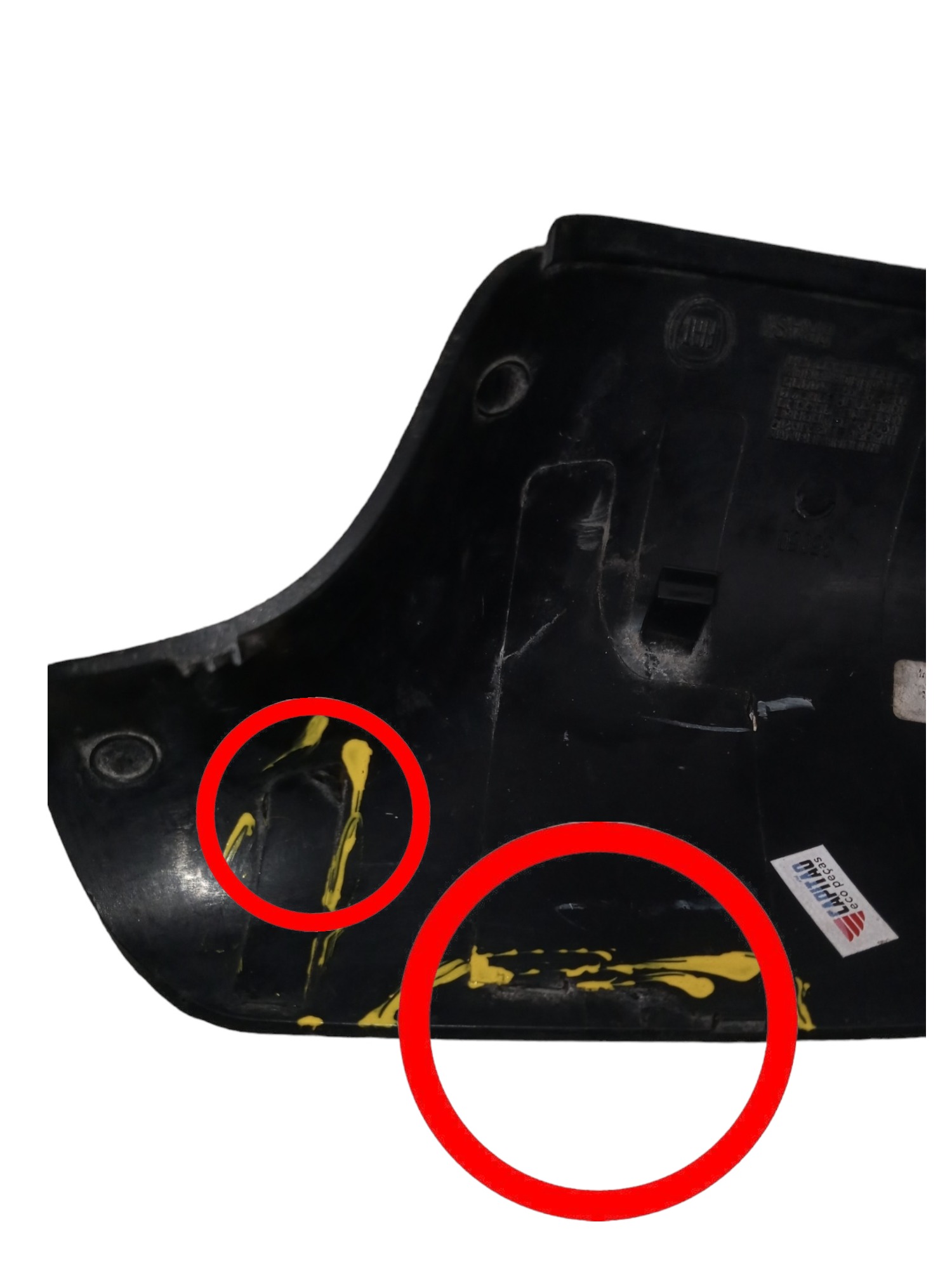 Capa Retrovisor Direito Fiat Palio 1.0 2010 Com Detalhe 5