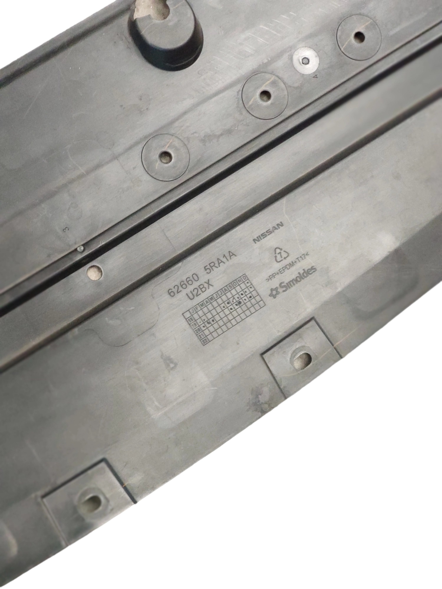 Defletor Inferior Para-choque Nissan Kicks 2019 626605ra1a 2