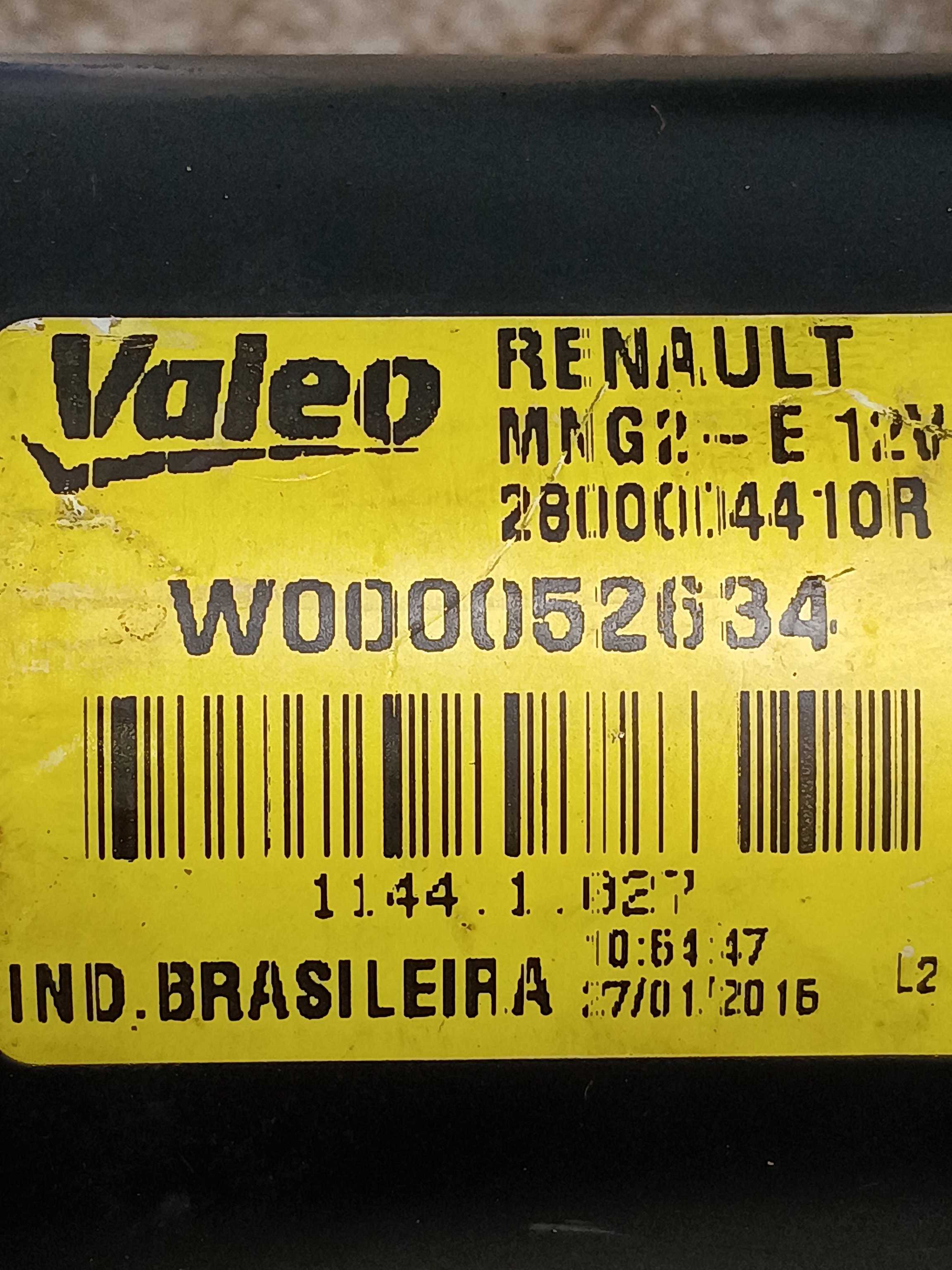 Motor Limpador Parabrisa Renault Sandero 1.0 2015 W000052634 4