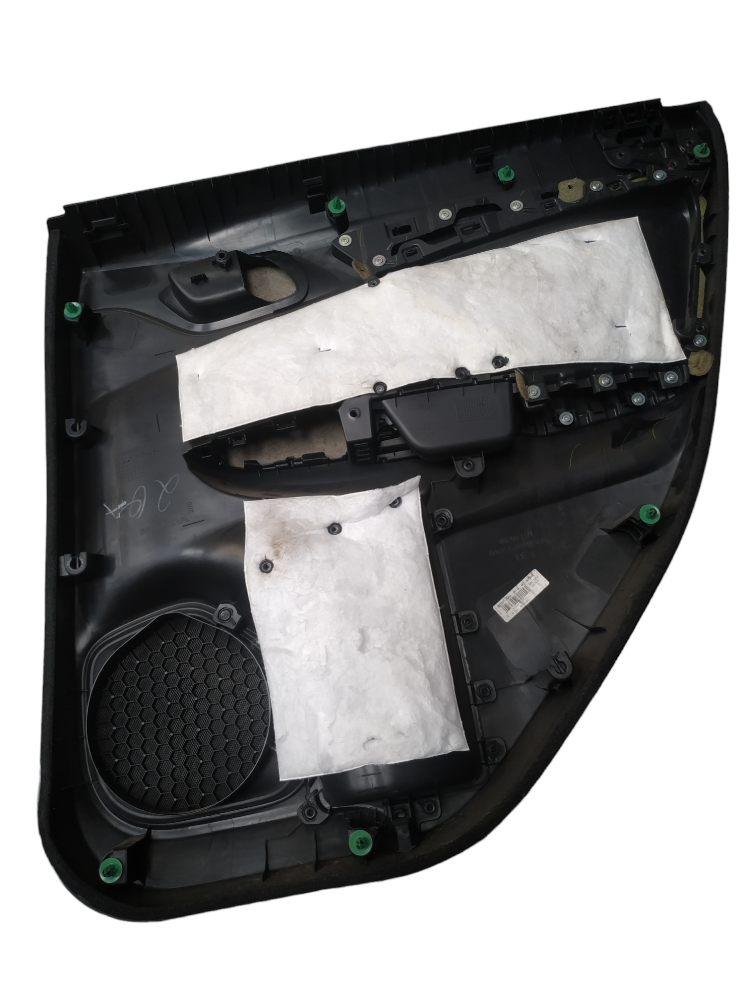 Forro Porta Traseiro Esquerdo Honda Fit 2015 Preto 2