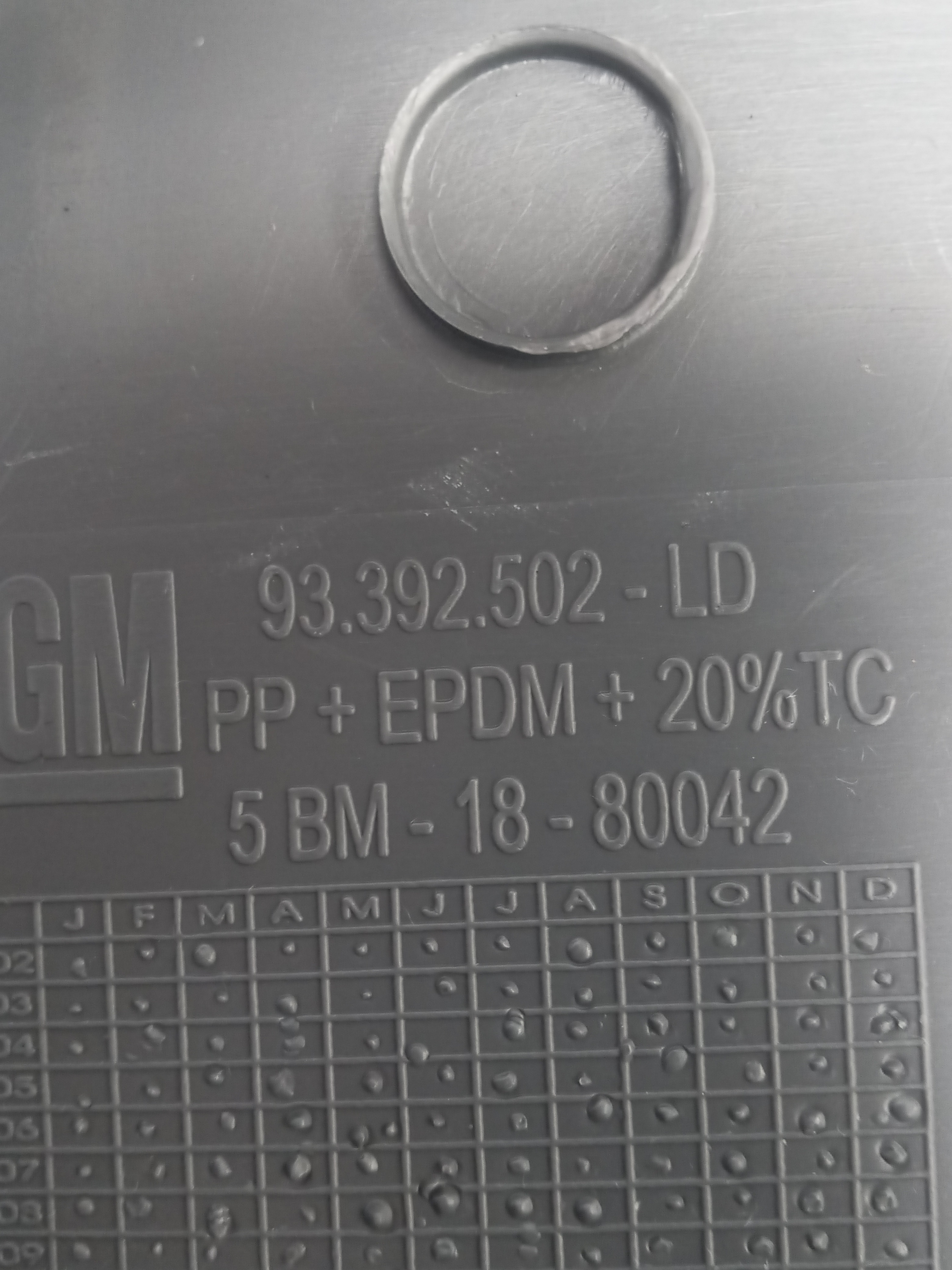 Acabamento Da Coluna Gm Meriva Expression 1.8 2011 3
