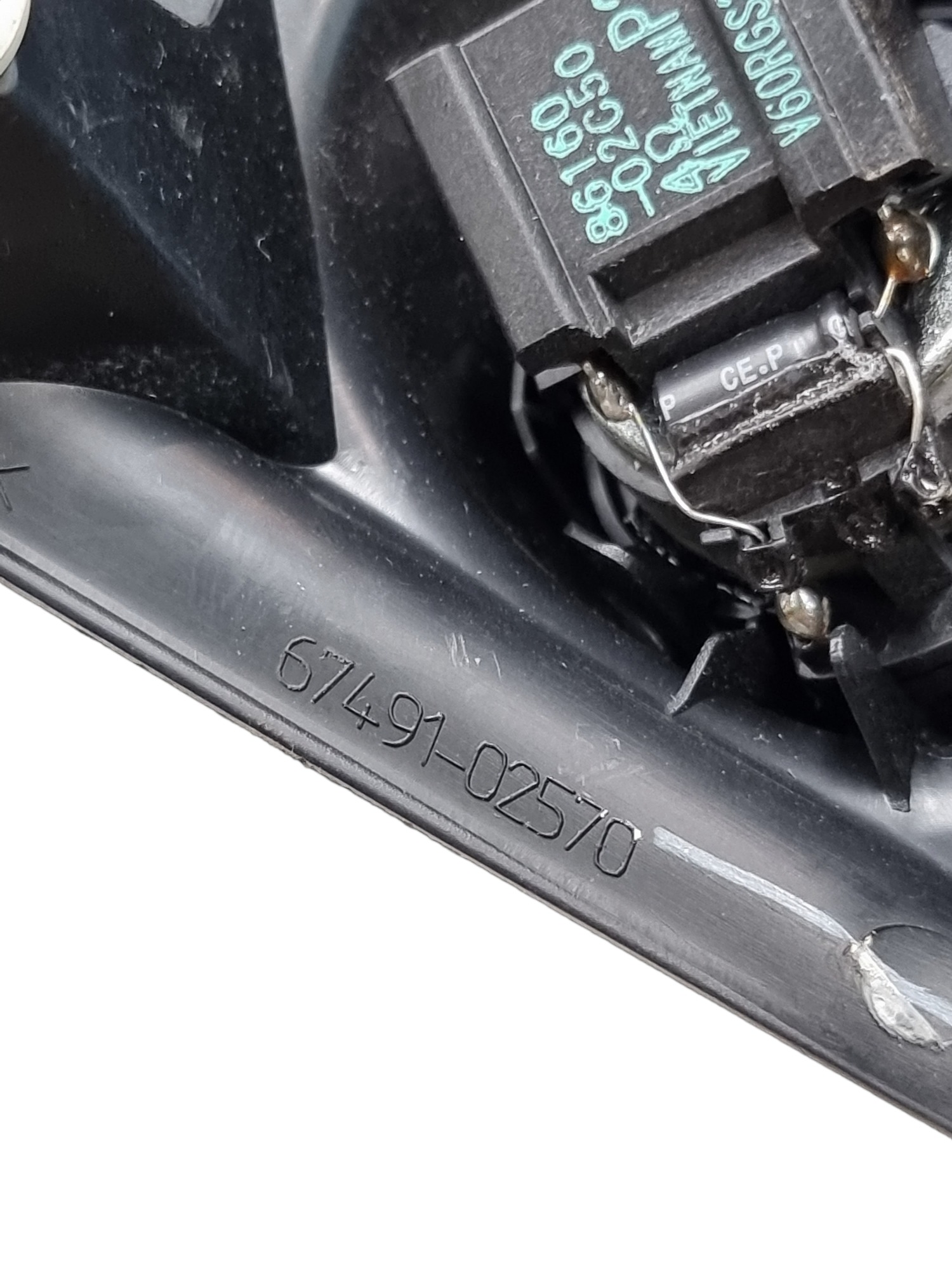 Moldura Interna Retrovisor Esq Corolla Xei 2018 6749102570 3