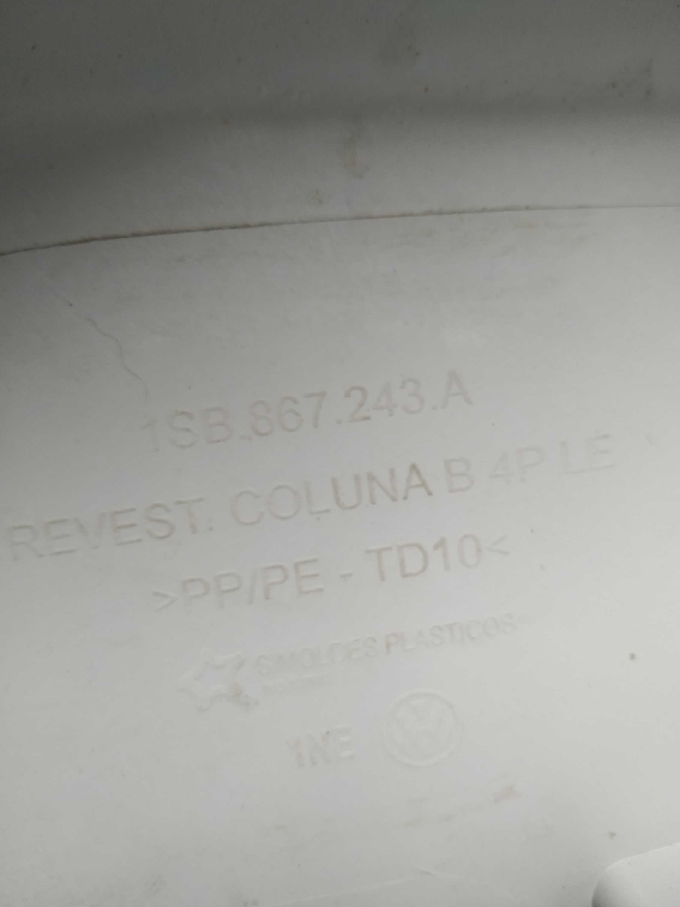 Moldura Superior Coluna Central Esquerdo Vw Up 2015 3