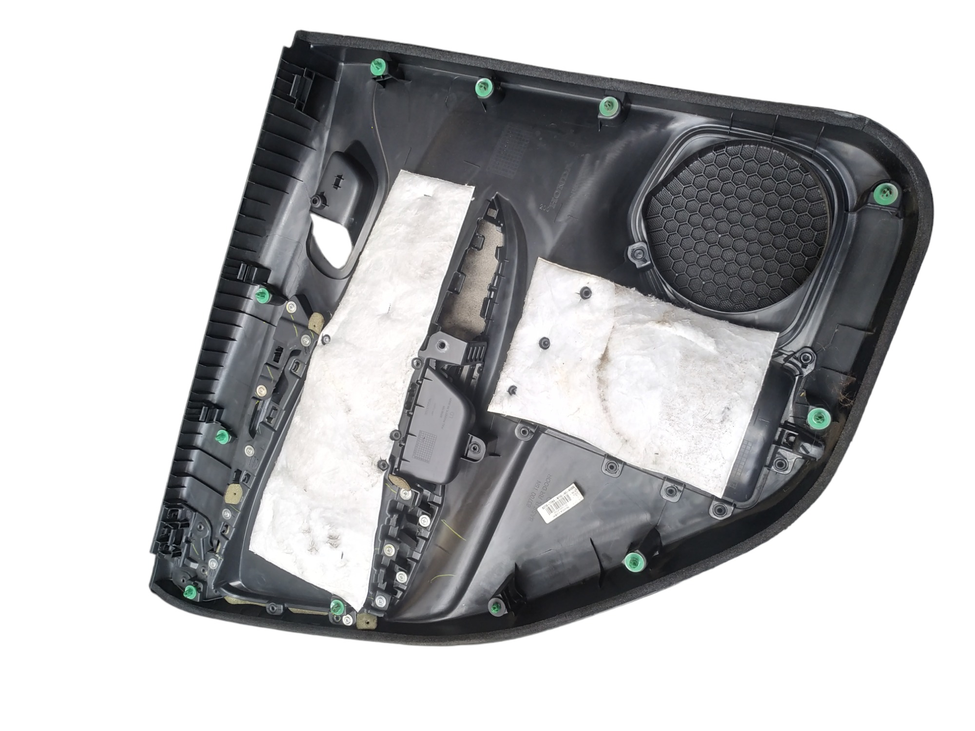 Forro Porta Traseiro Direito Honda Fit 2015 Preto 2