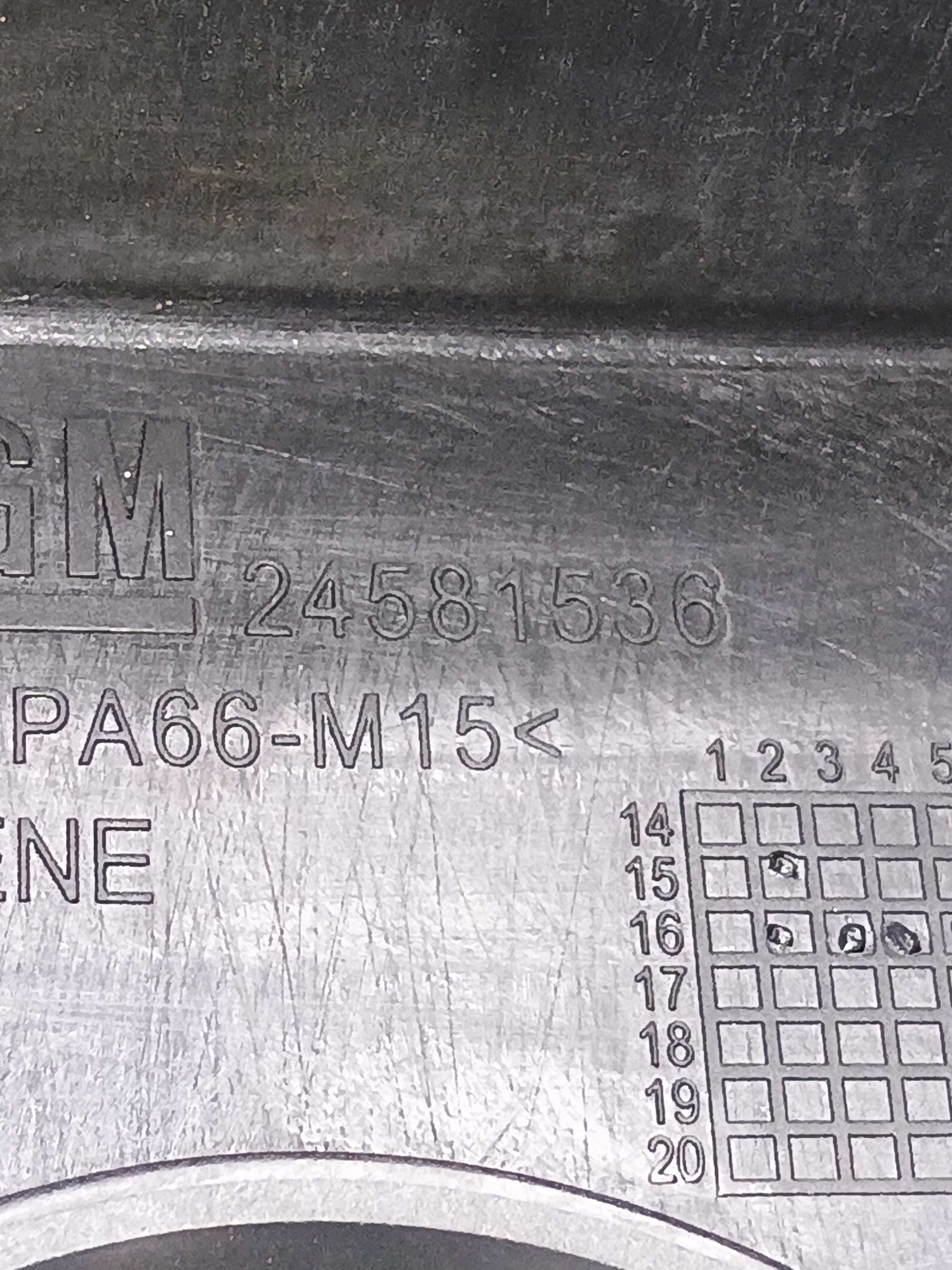 Capa Correia Dentada Gm Onix 1.0 2017 24581536 Detalhes 5