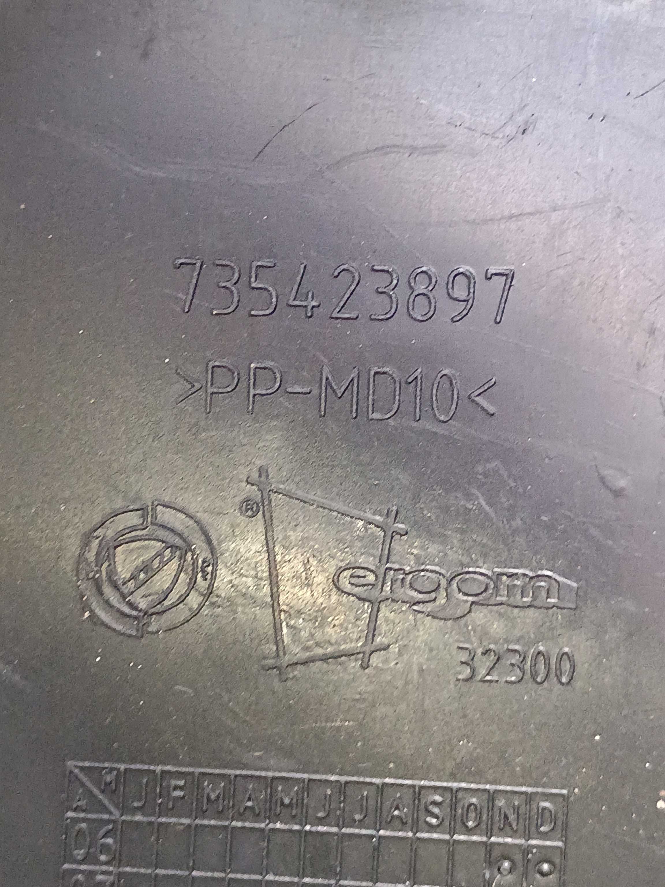 Acabamento Superior Coluna Direção Fiat Punto 2010 C/detalhe 7