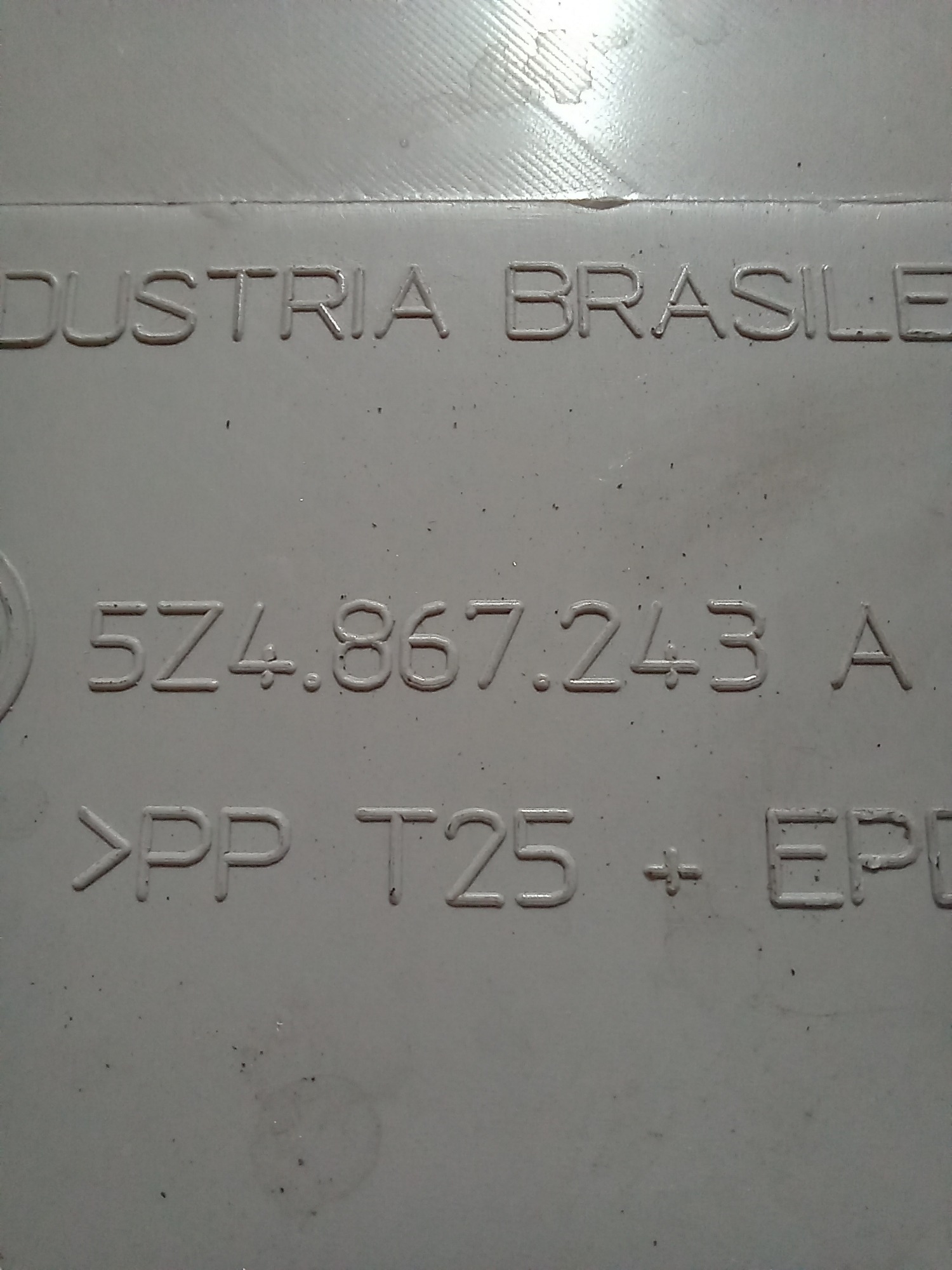 Moldura Coluna Central Esquerdo Vw Crossfox 2011 5z4867243 3