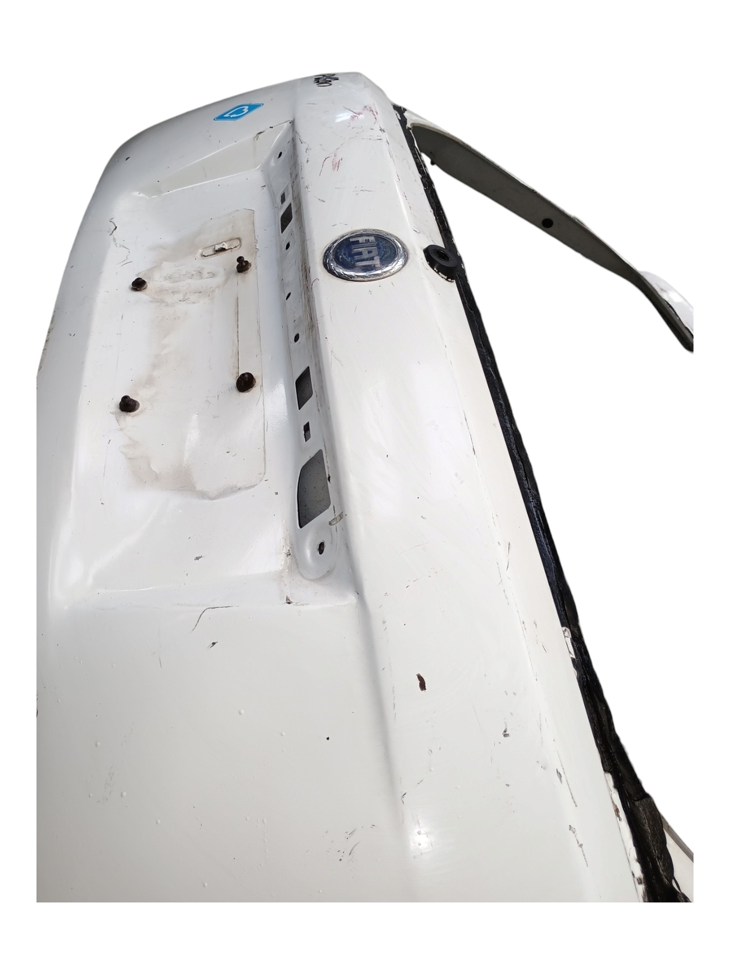 Tampa Traseira Fiat Palio 2004 Com Detalhes  Branco 6
