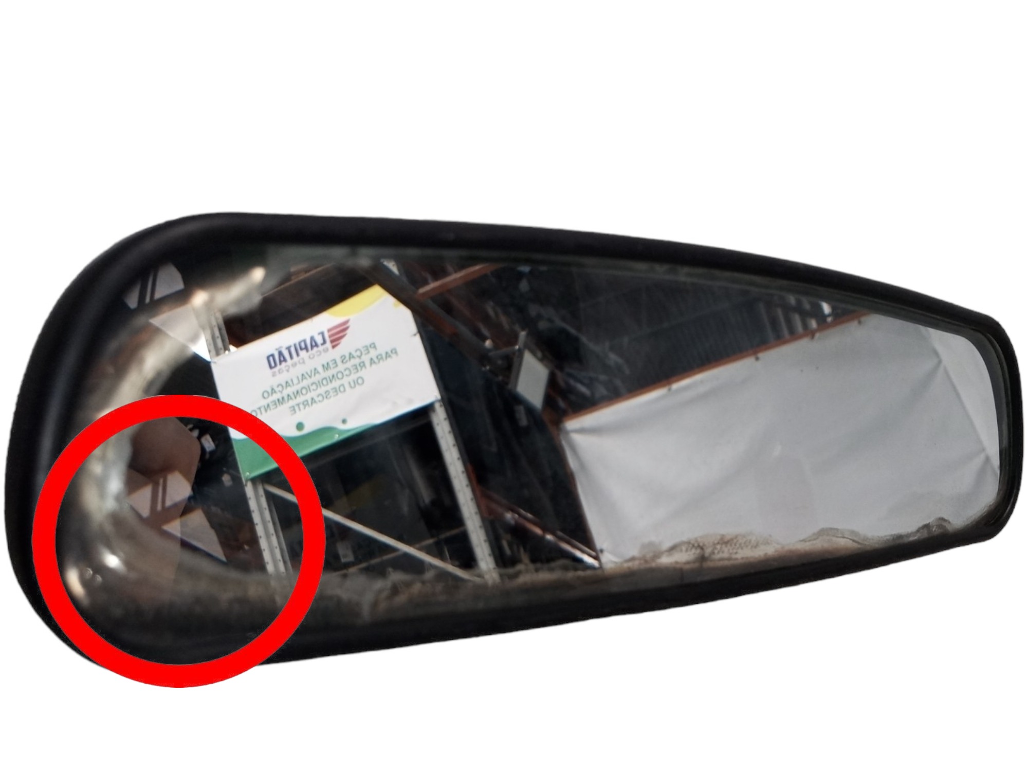Retrovisor Interno Nissan March 1.6 2014 Com Detalhe 1