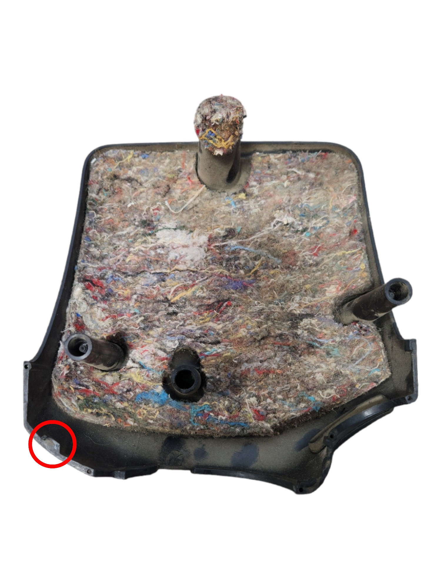Moldura Inferior Coluna Direção Vw Gol 2005 Com Detalhe 2