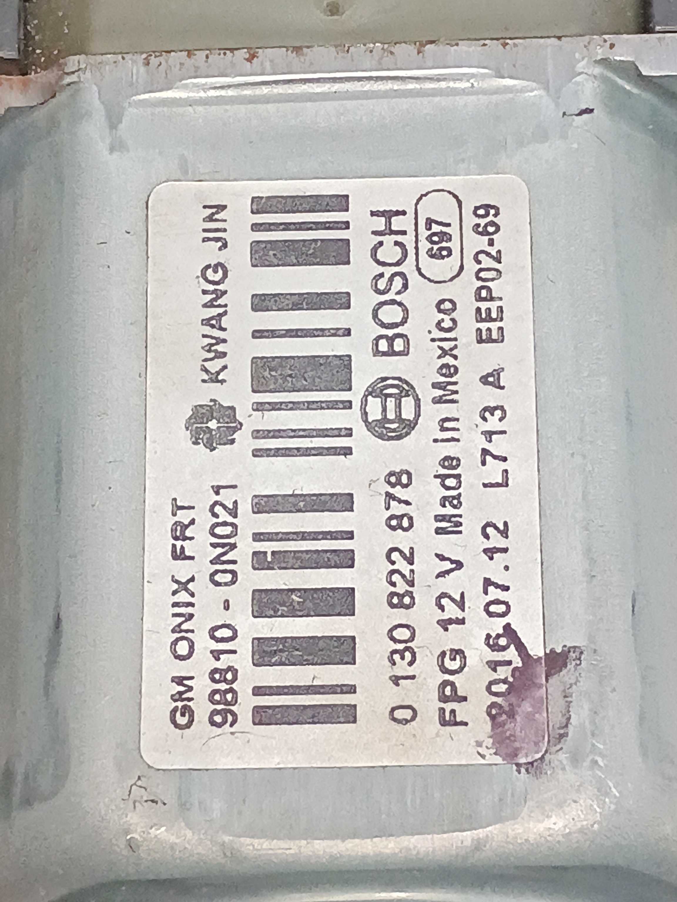 Máquina Vidro Elétrica Dianteira Direita Gm Onix 1.0 2017 3