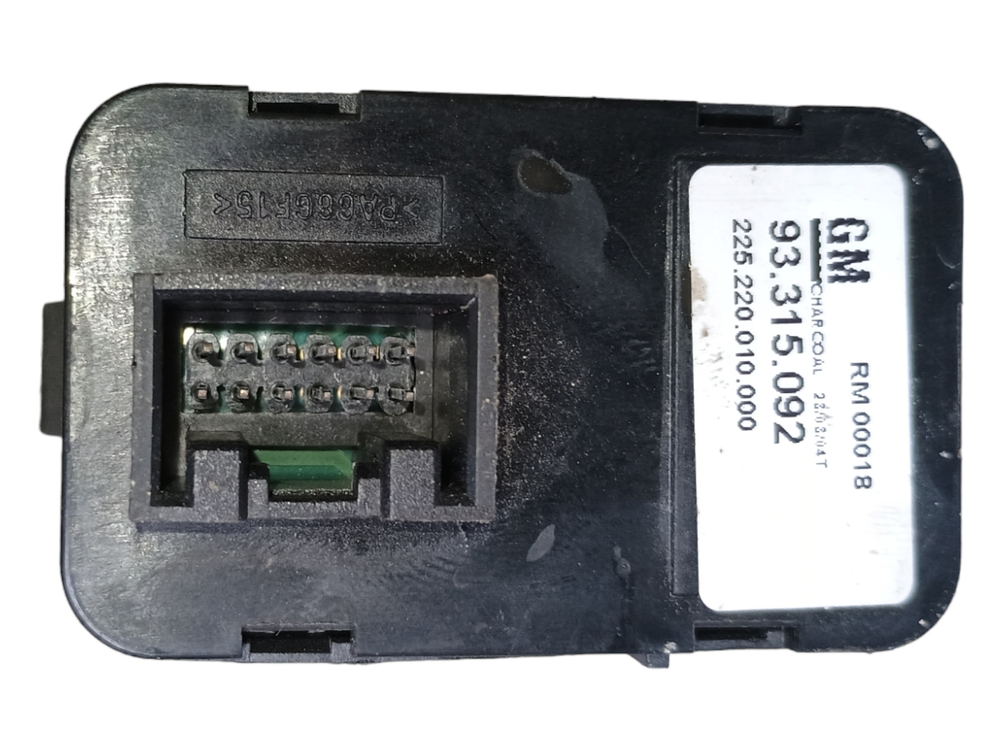 Botão Vidro Elétrico Porta Dianteira Esquerda Gm Meriva 2005 2