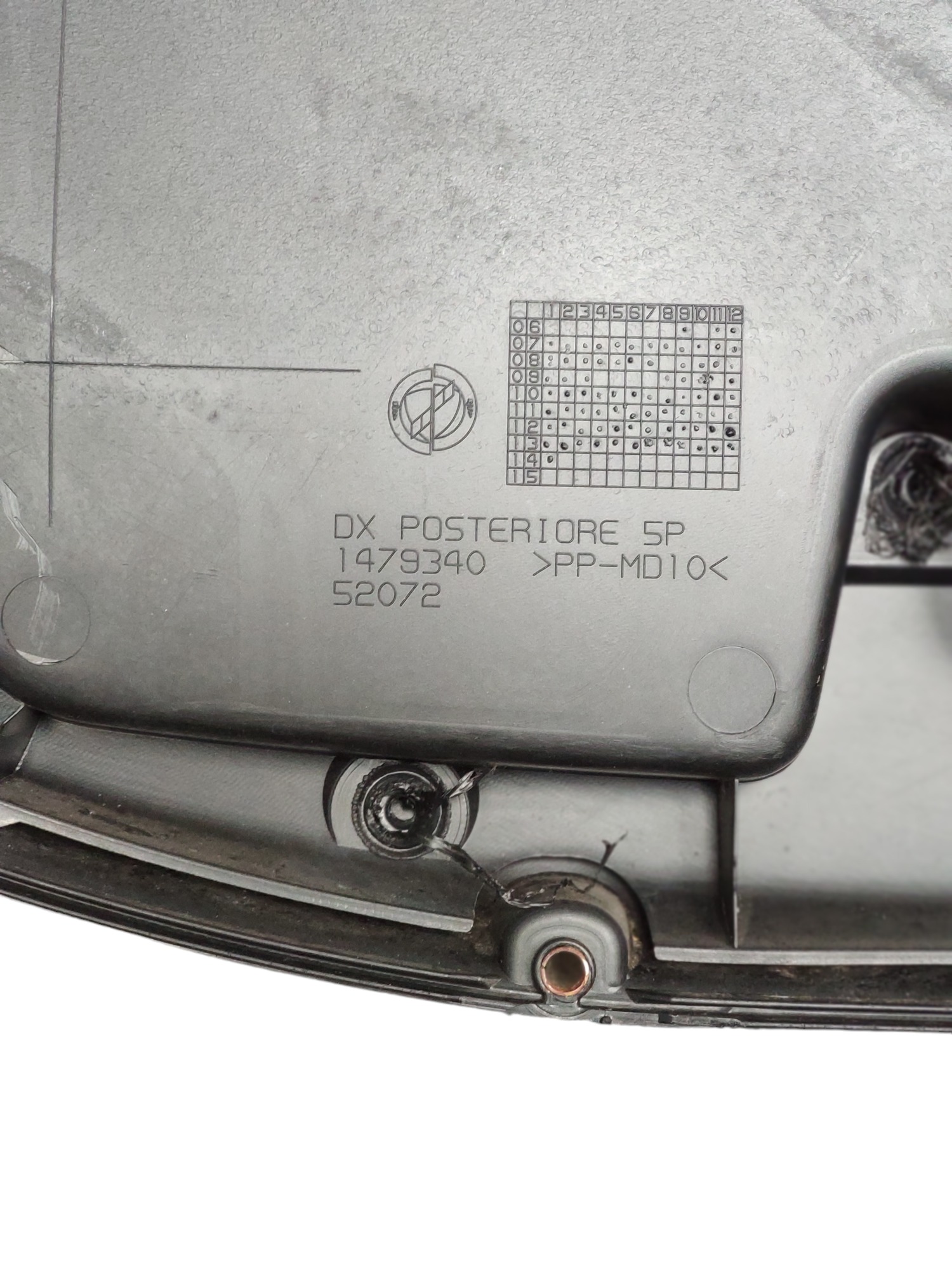 Forro Porta Traseira Direita Fiat Bravo 2012 1479340 A1 3