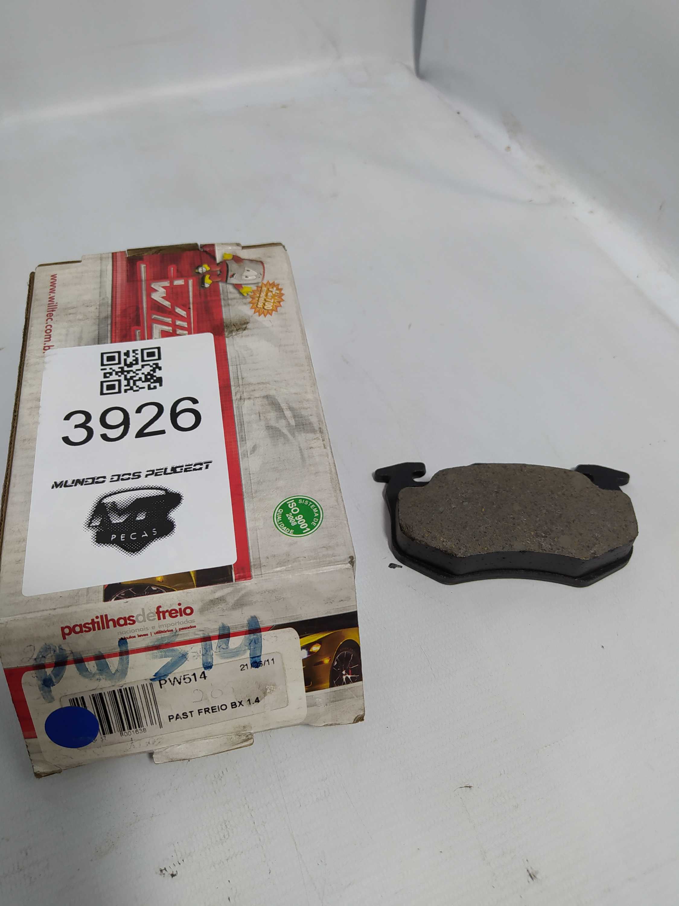 Pastilha De Freio Dianteira Citroen Bx 1.4 Peugeot 205 Pw514
