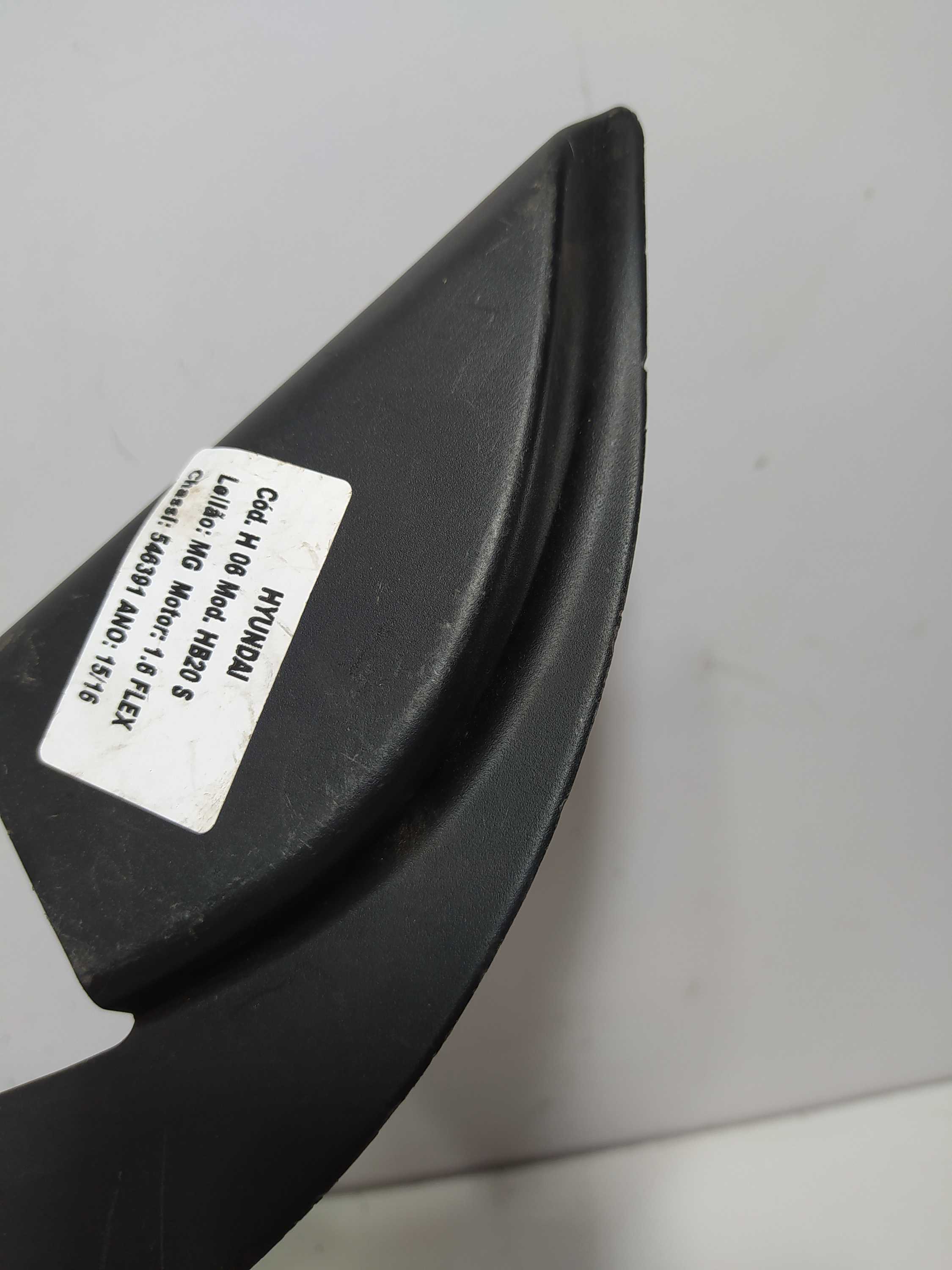 Acabamento Lateral Do Retrovisor Lado Esquerdo Hb20 2015 Preto 1