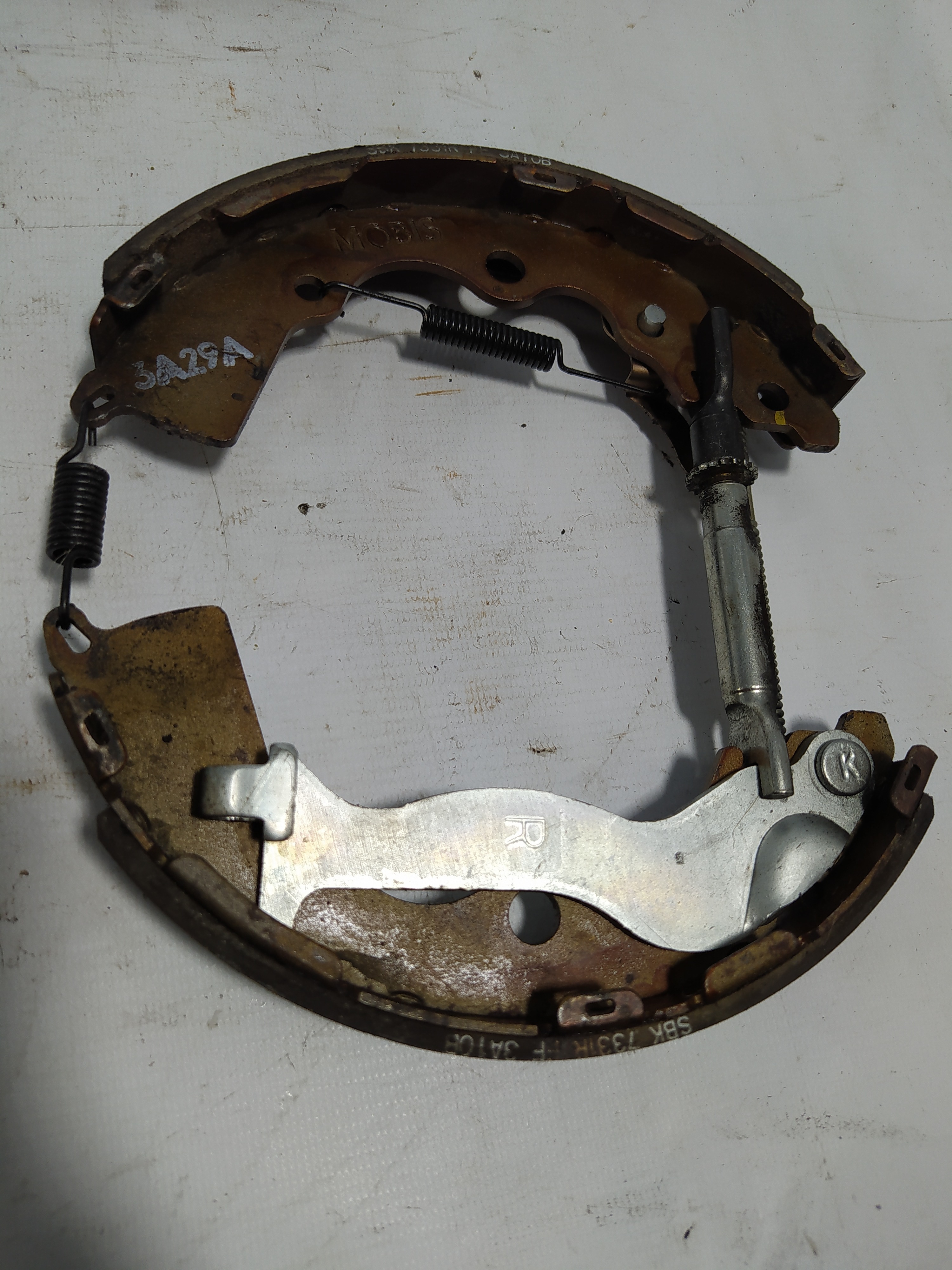 Espelho Da Roda Com Sapata E Regulagem Hb20 1.0 2016 Ld 2