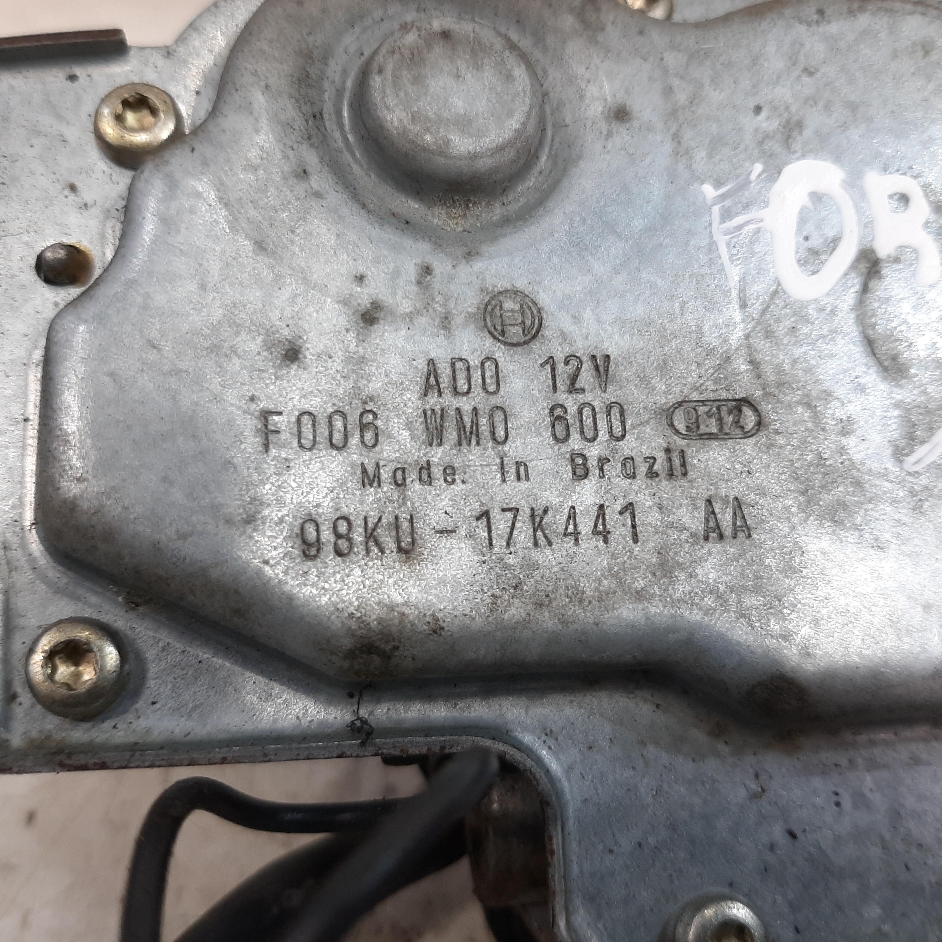 Motor Limpador Vidro Traseiro Ford Ka 1997 1998 1999 A 2001 7