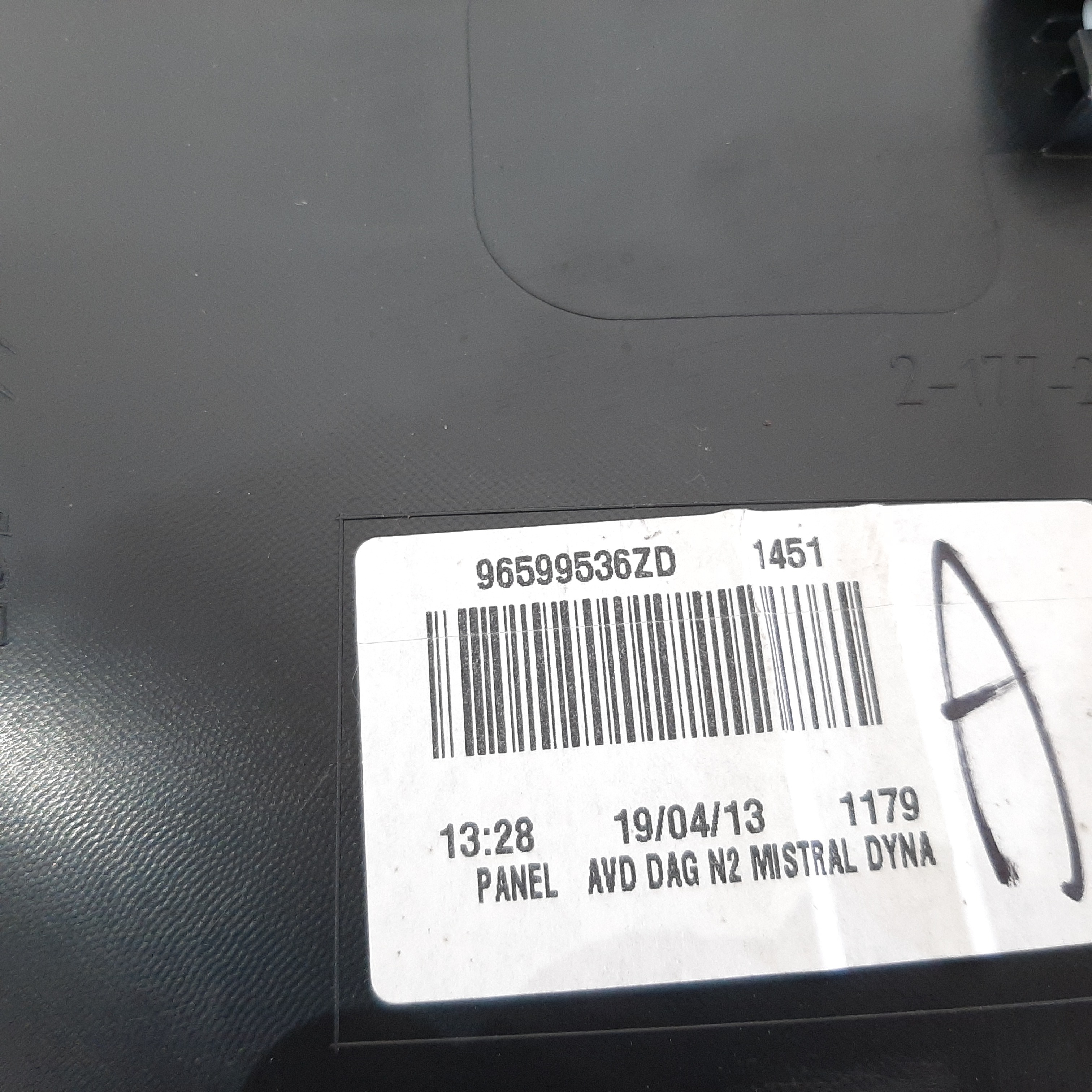 Forro Porta Dianteiro Direito Citroen C4 Picasso 2009 A 2014 7