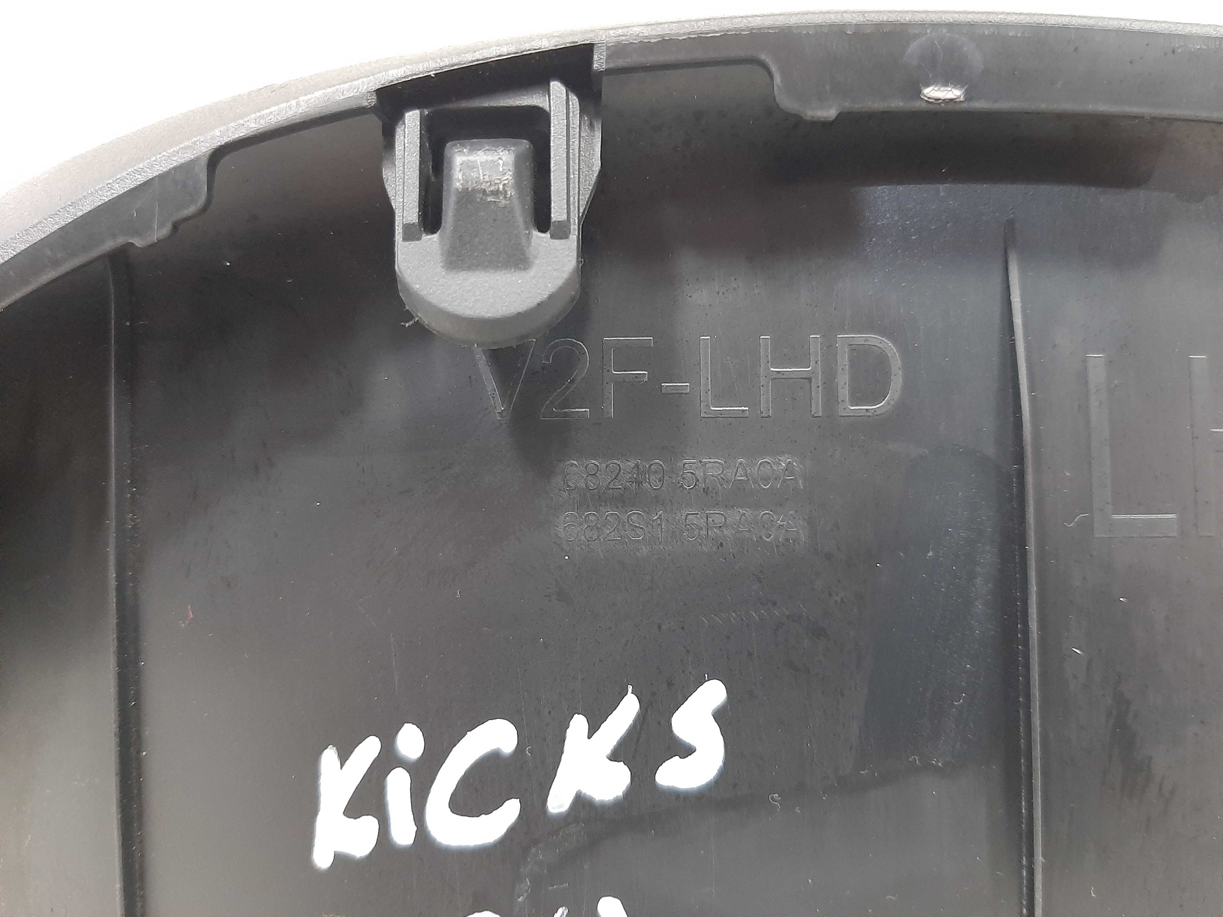 Moldura Painel Instrumento Nissan Kicks 2017 2018 A 2020 Preto 5