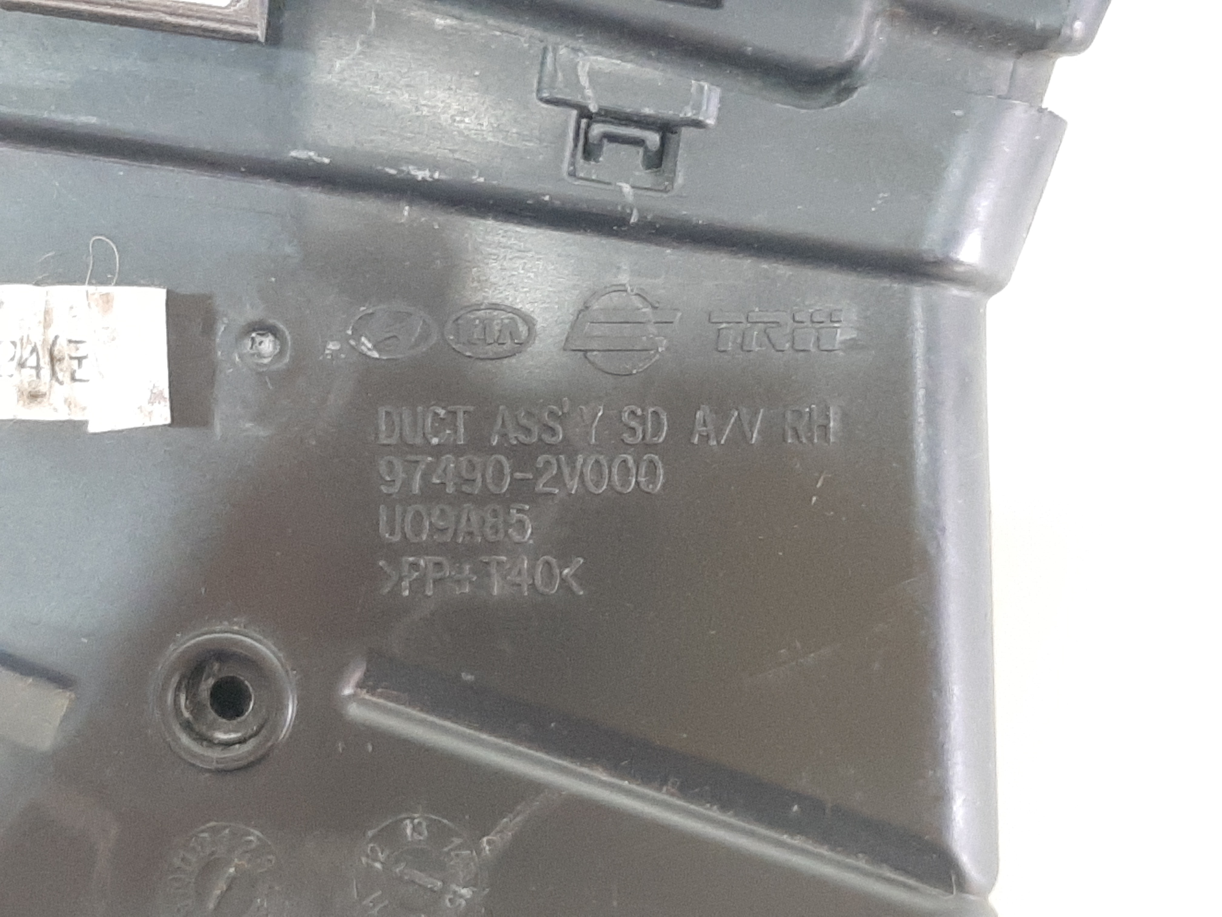 Difusor Ar Dianteira Direita Hyundai Veloster 2012 2013 4