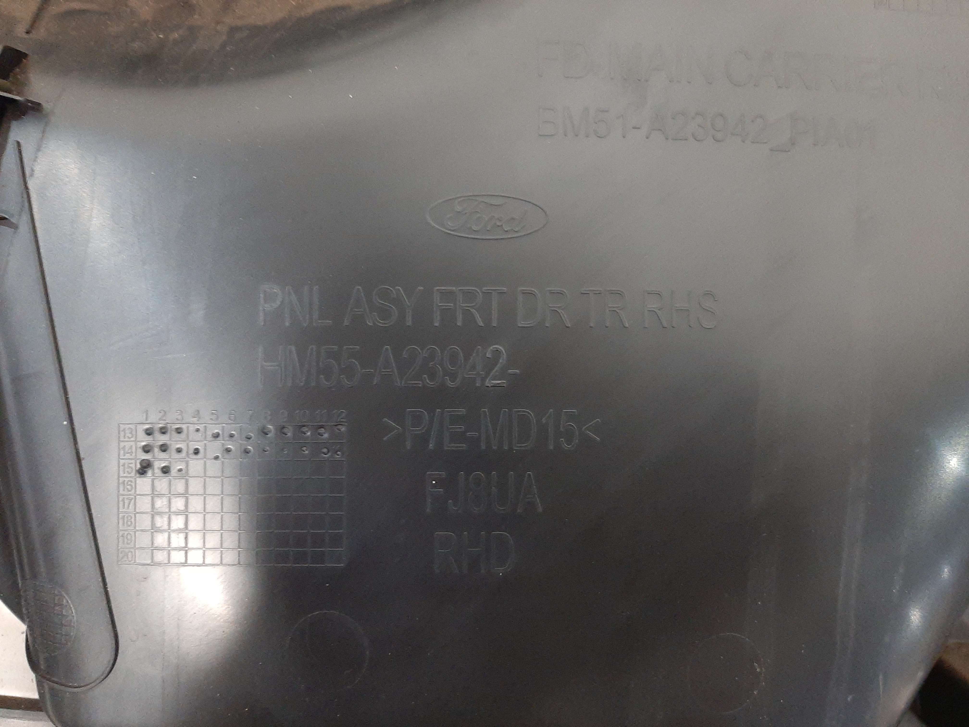 Forro Porta Dianteira Direita Ford Focus 2014 2015 A 2018 8