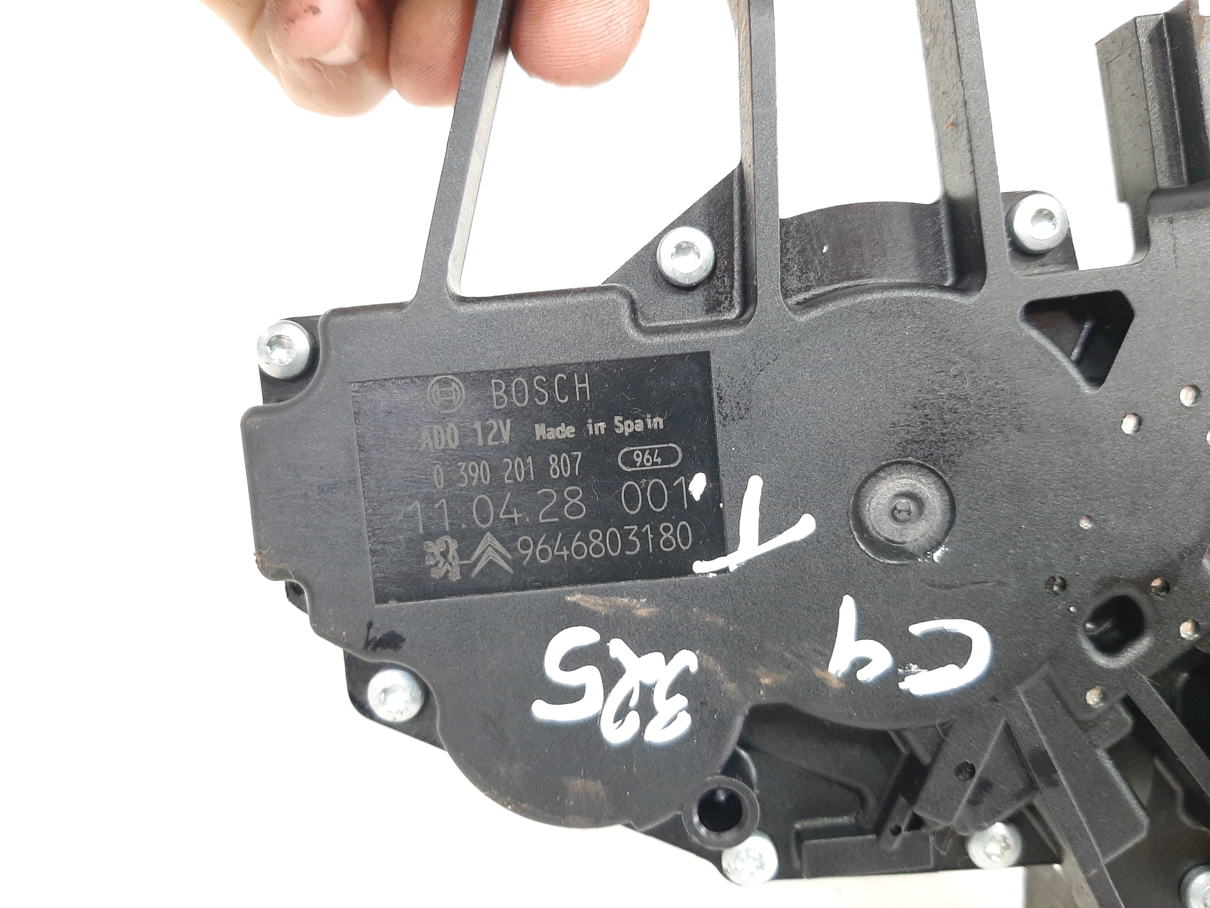 Motor Limpador Traseiro Citroen C4 Hatch 2007 2008 A 2013 3