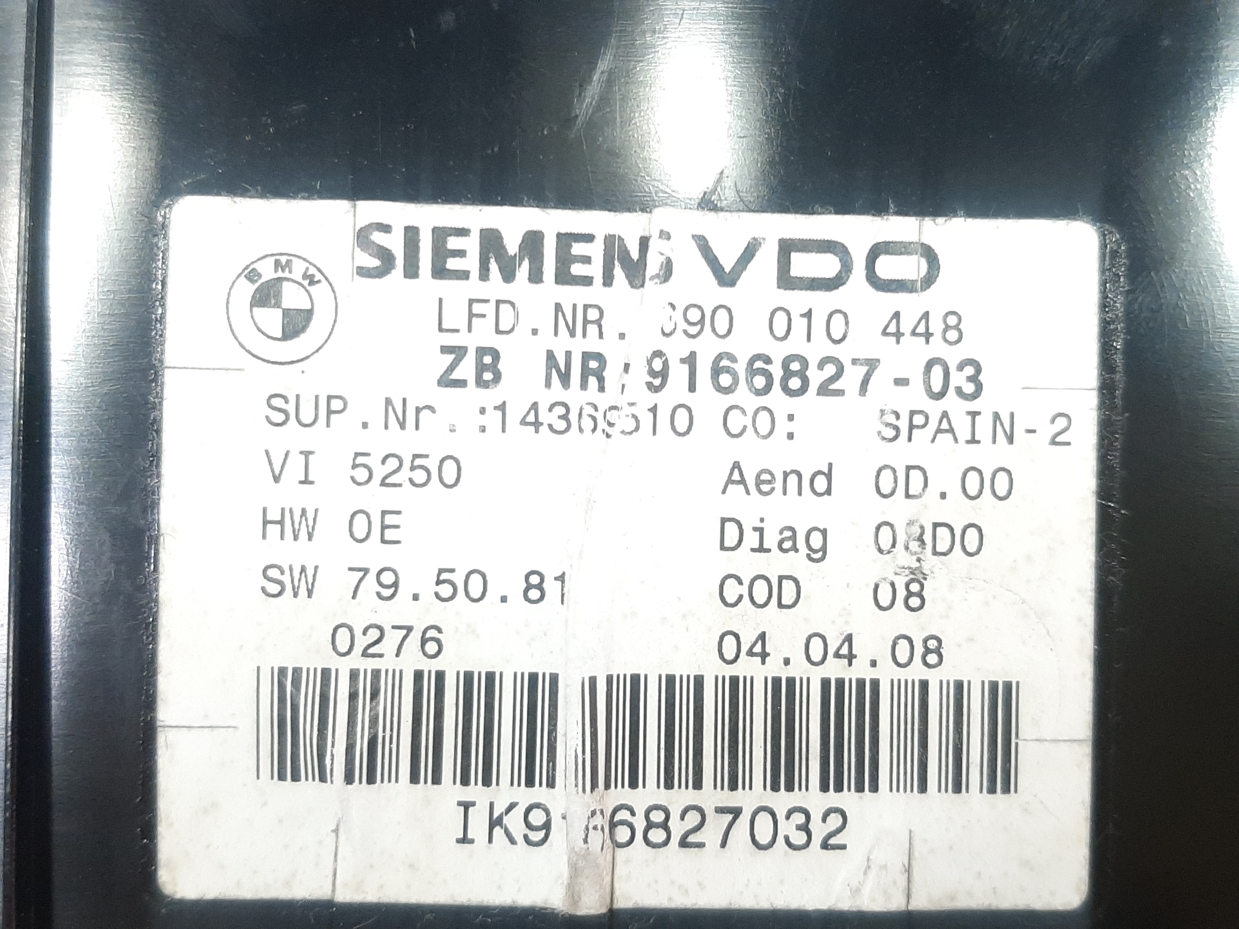 Painel Instrumentos Velocímetro Bmw 320i E90 2006 A 2012 7
