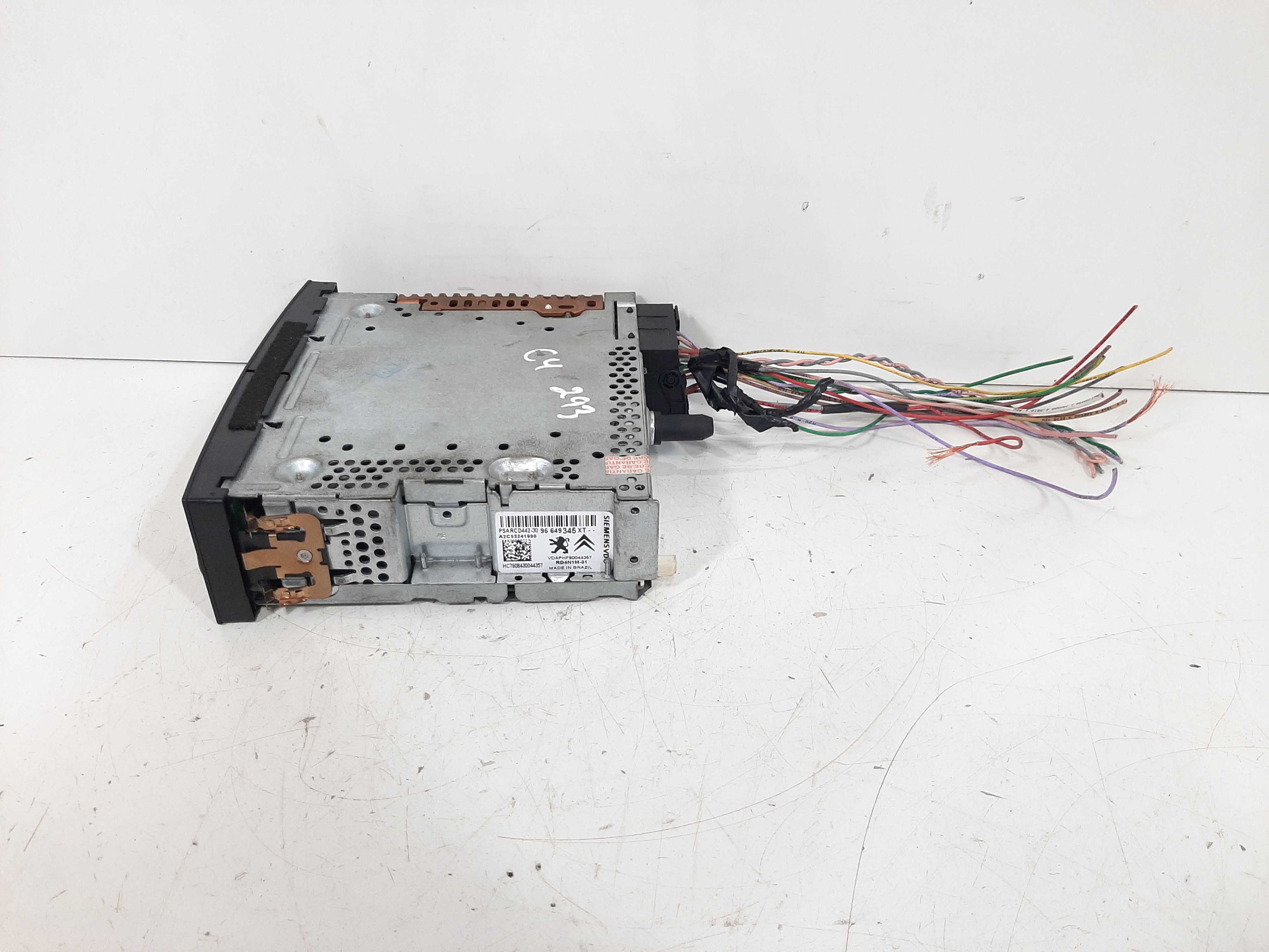 Rádio Som Cd Player C4 Hatch Pallas 2007 A 2013 Bloqueado 8