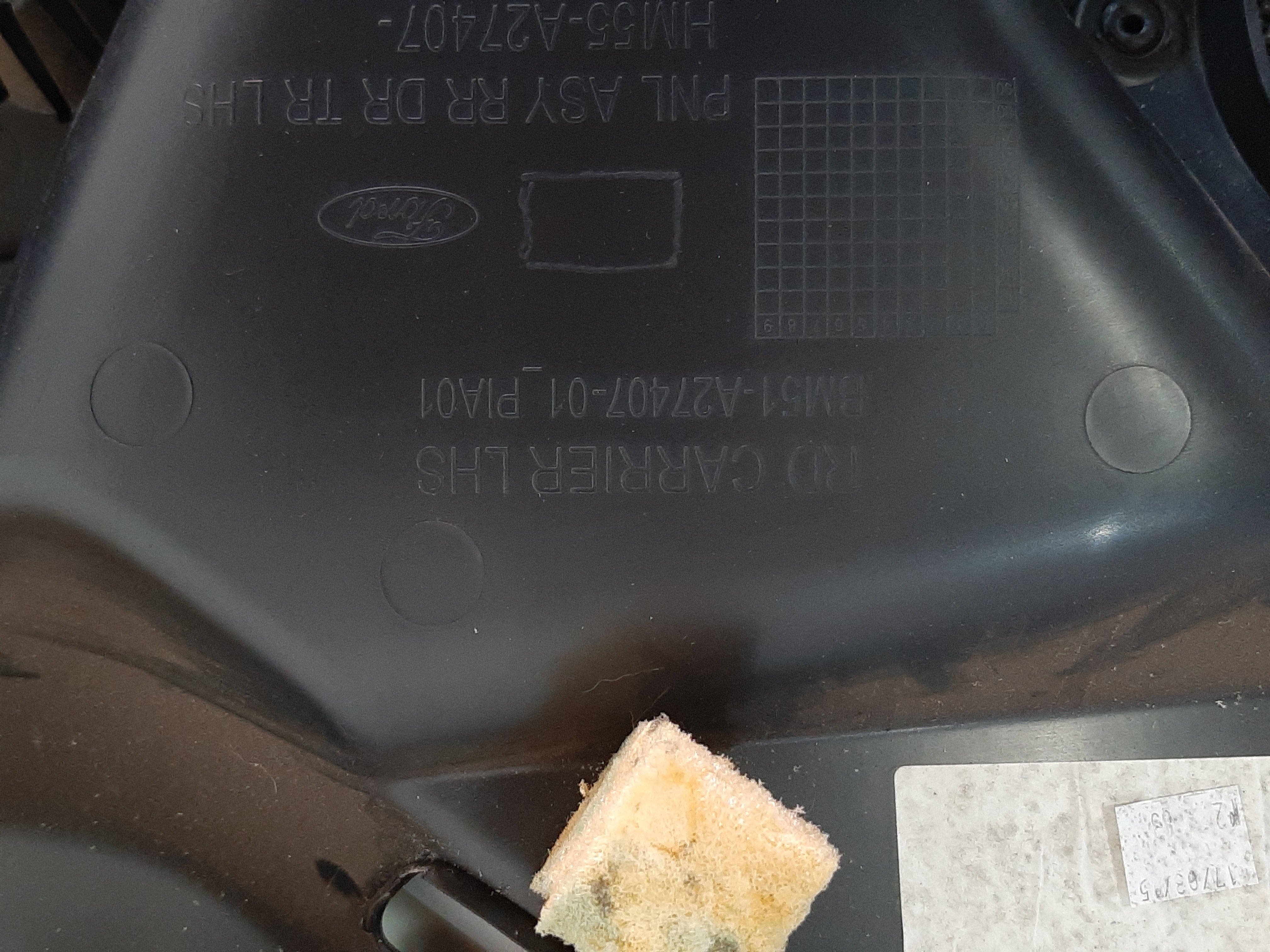 Forro Porta Traseiro Esquerdo Ford Focus 2014 2015 A 2018 9