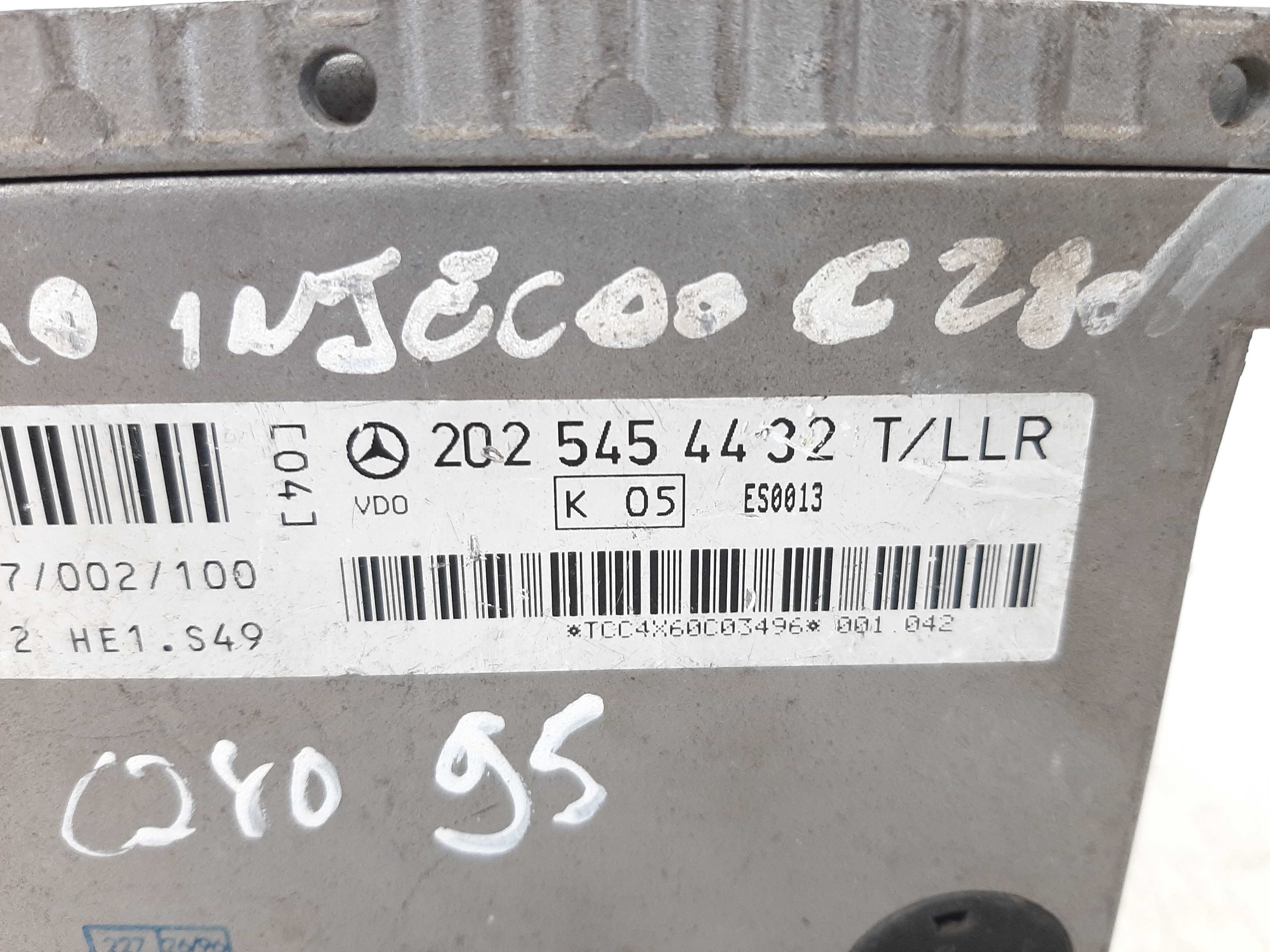 Modulo de injeção c280 cod 95 7