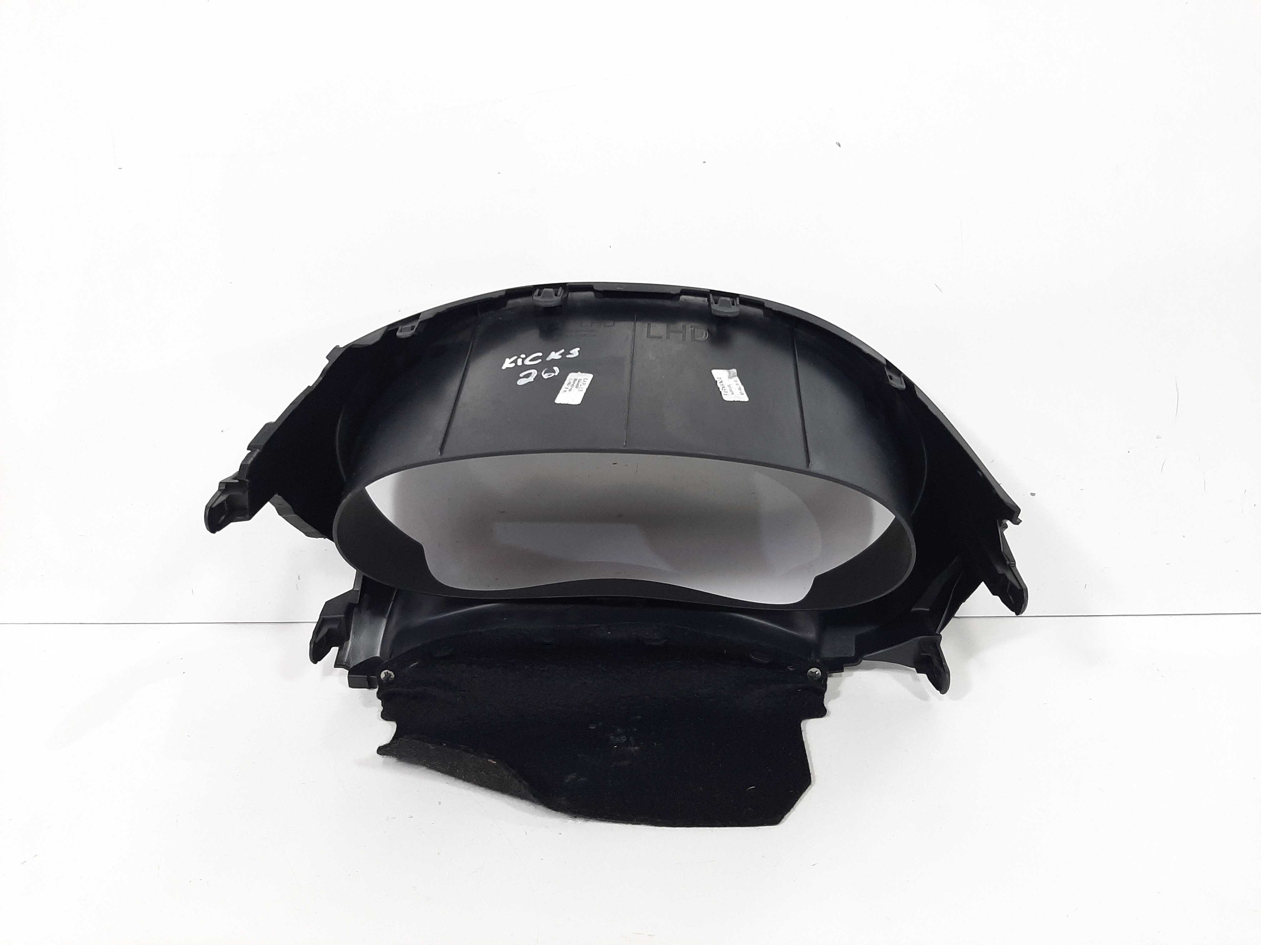 Moldura Painel Instrumento Nissan Kicks 2017 2018 A 2020 Preto 2
