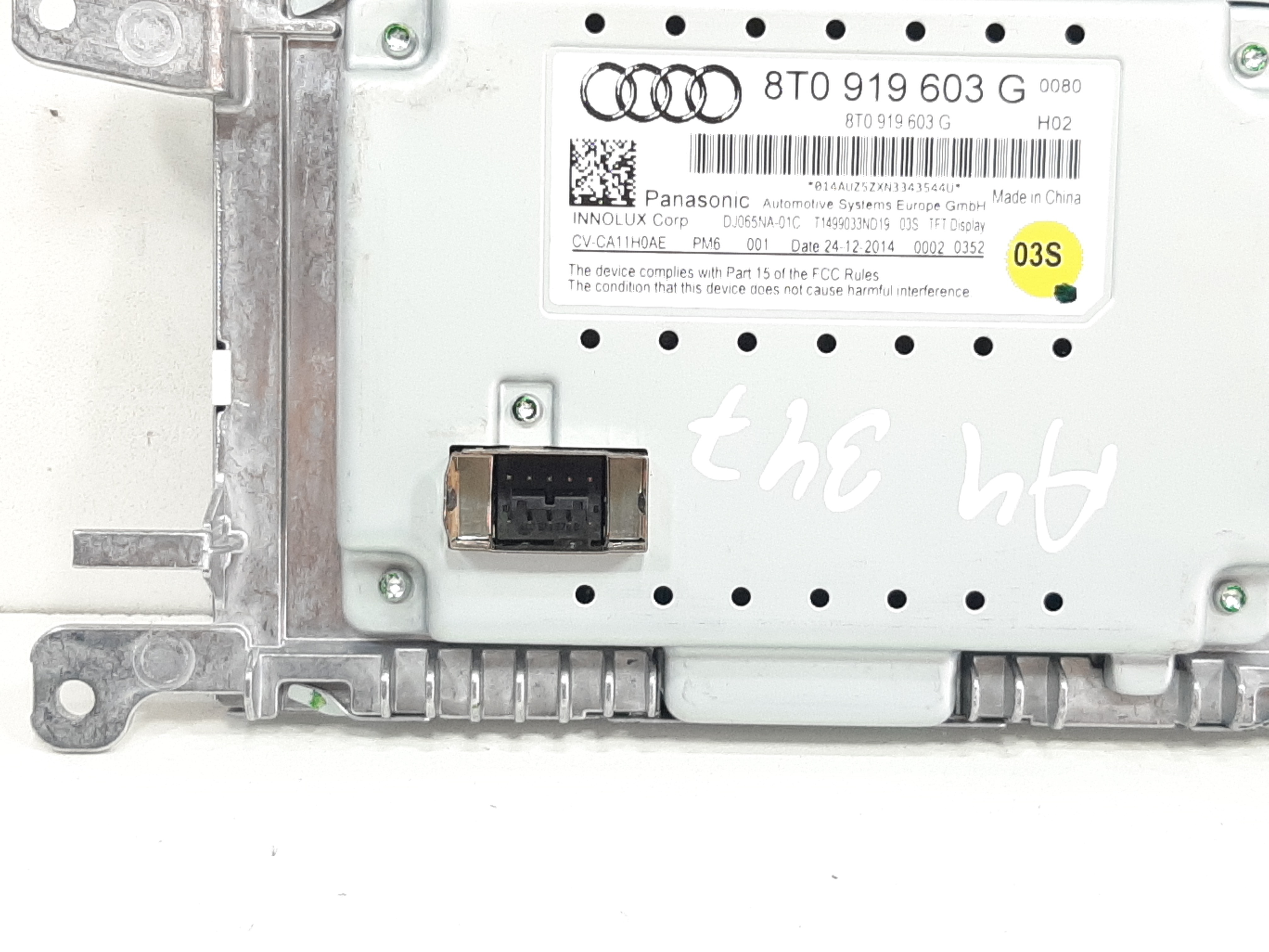 Rádio Som Multimídia Audi A4 2013 A 2015 8r1035195h Bloq. 8
