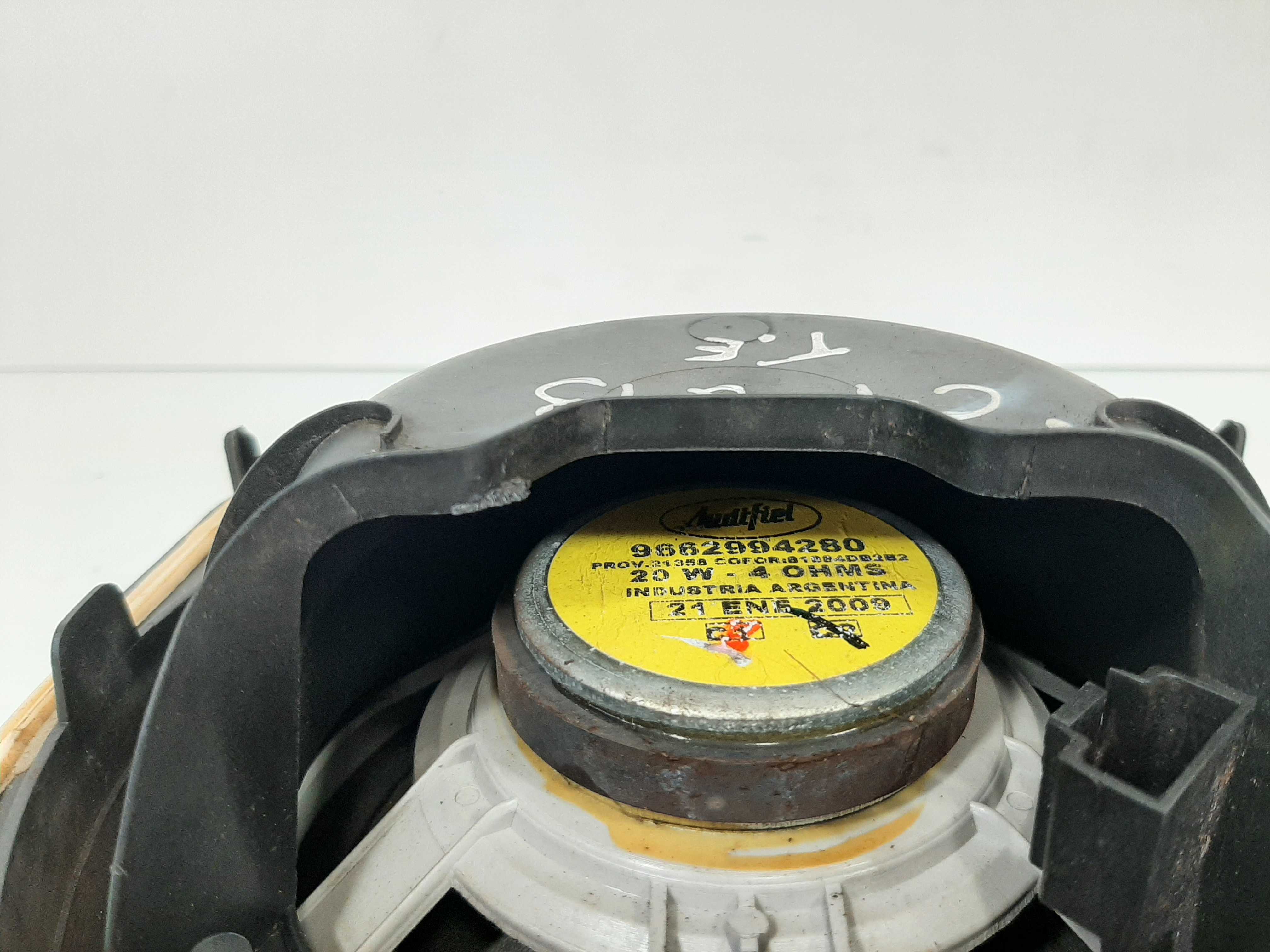 Alto Falante Porta Traseira Esquerda Citroen C4 2007 A 2013 Preto 2