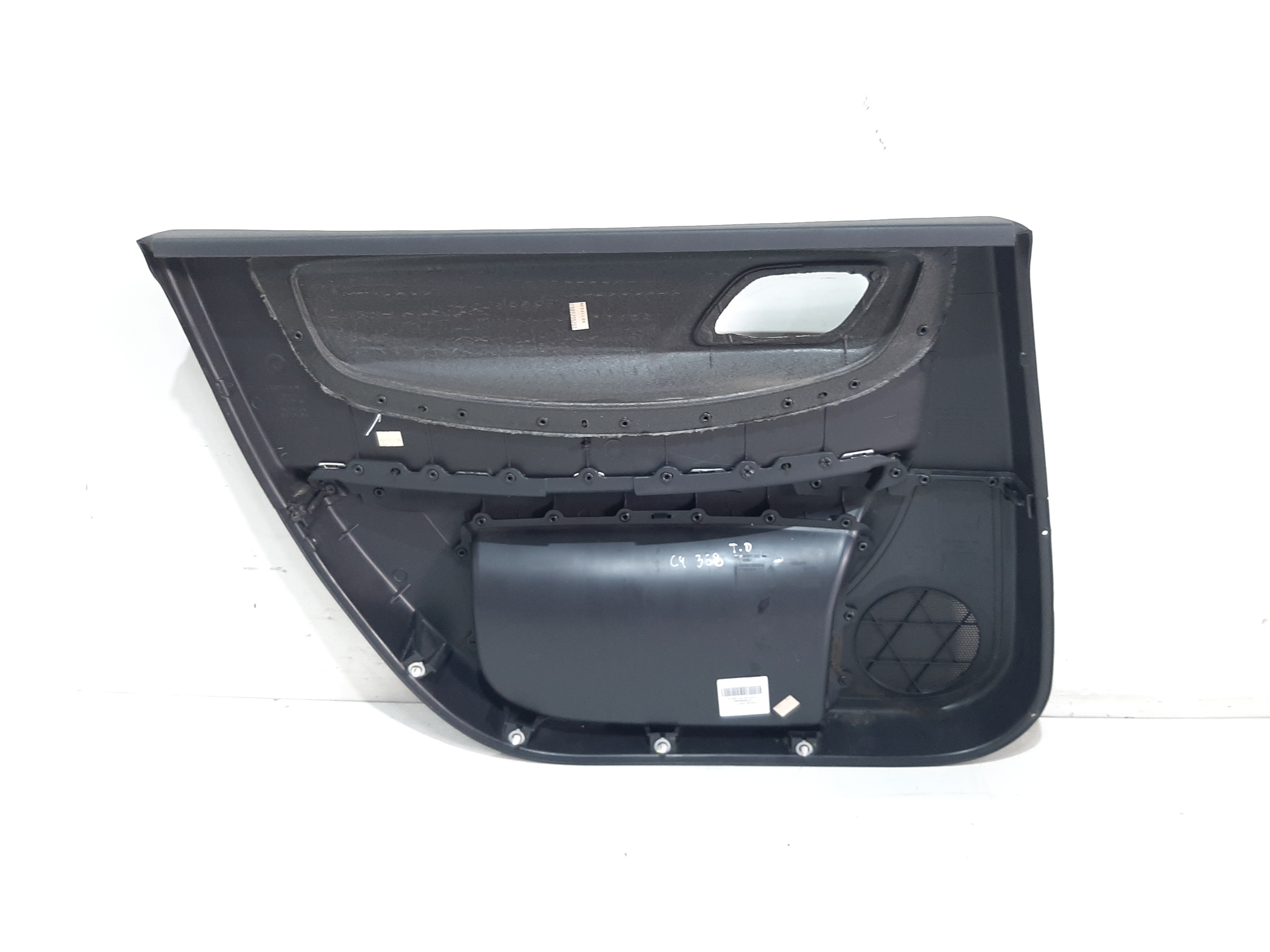 Forro Porta Traseira Direita Citroen C4 Pallas 2008 A 2012 3