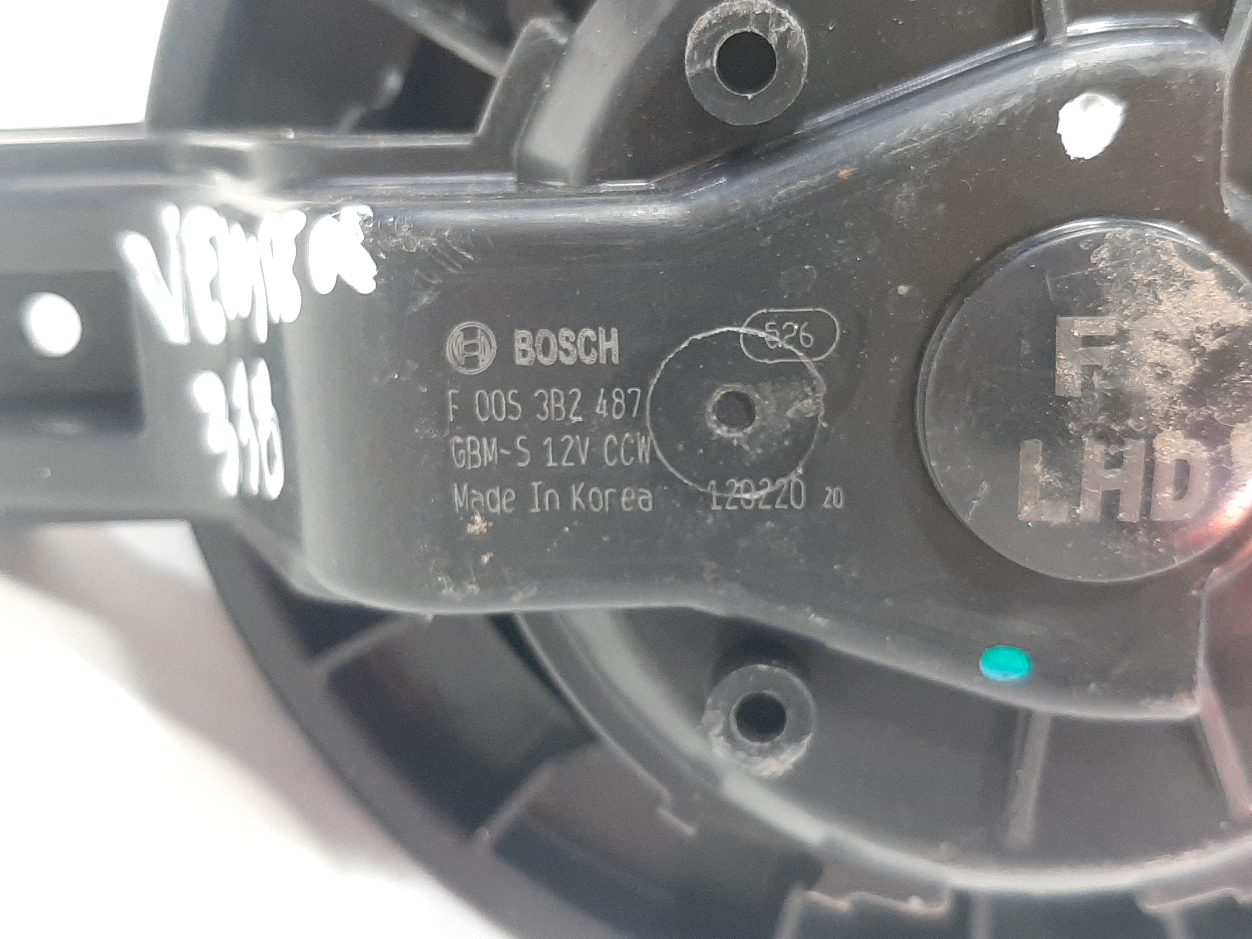 Motor Ar Forçado Hyundai Veloster 1.6 2012 2013 5