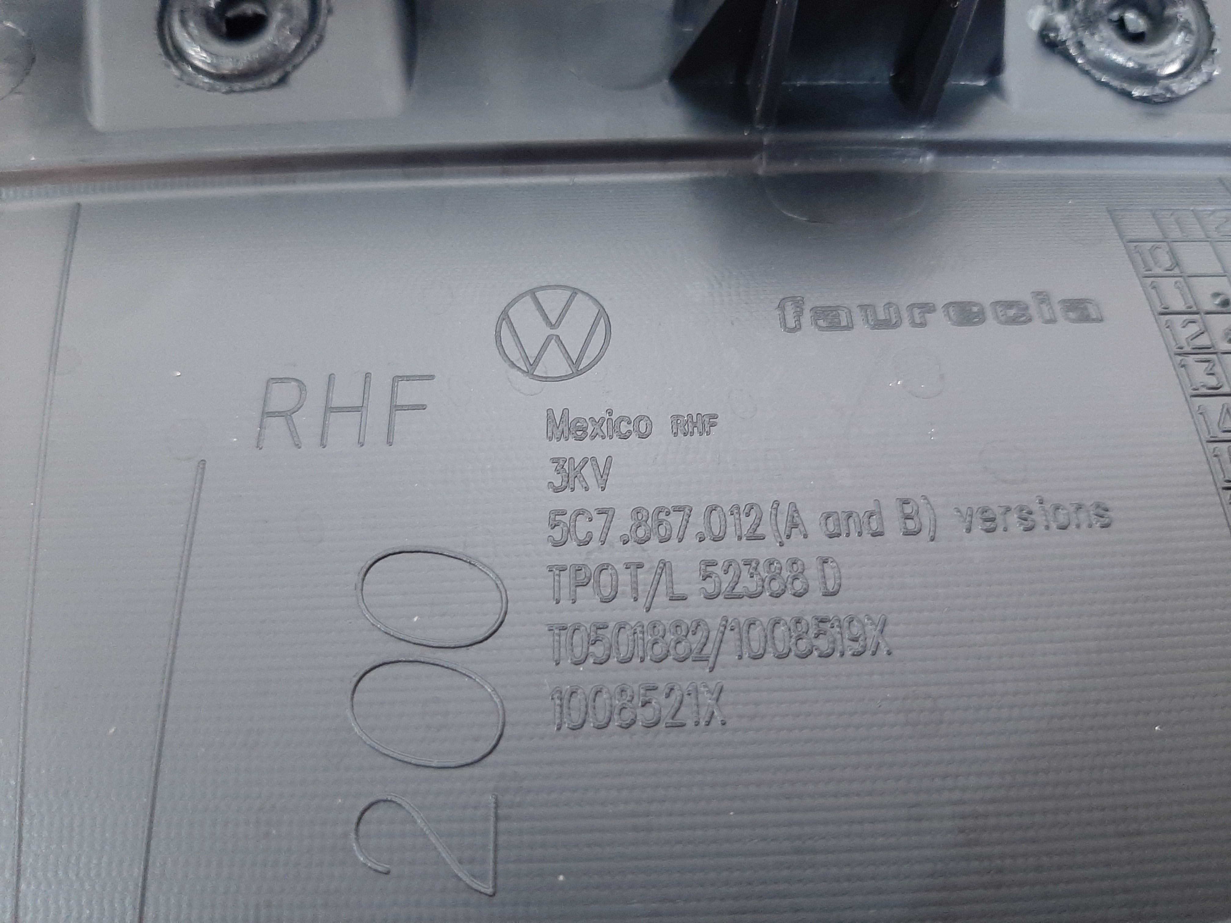 Forro Porta Dianteiro Direito Vw Jetta 2.0 Tsi 2011 A 2017 8
