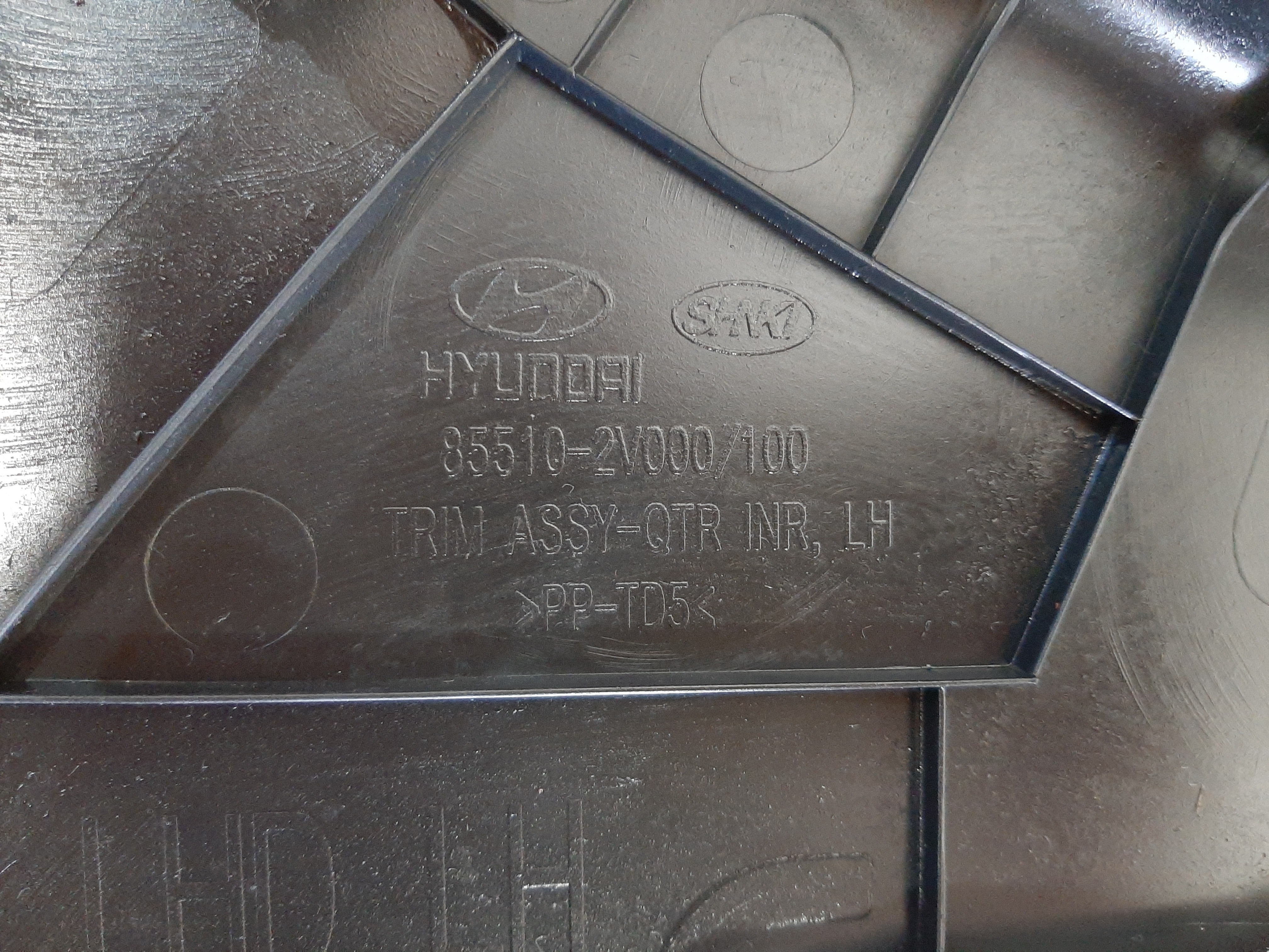 Forro Interno Traseiro Esquerdo Hyundai Veloster 2012 2013 8