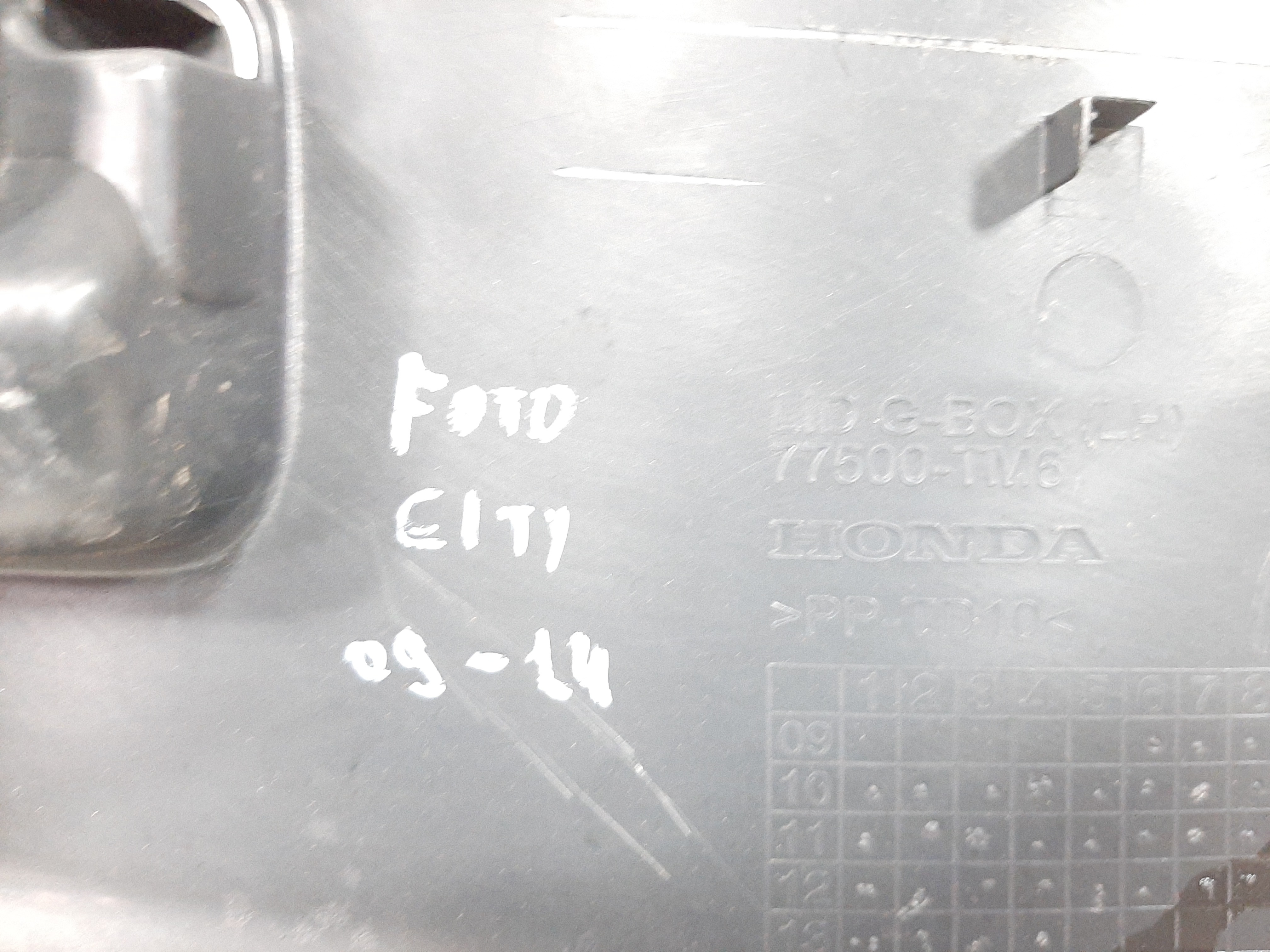 Tampa Porta Luvas Honda City 2009 2010 2011 2012 2013 A 2014 6