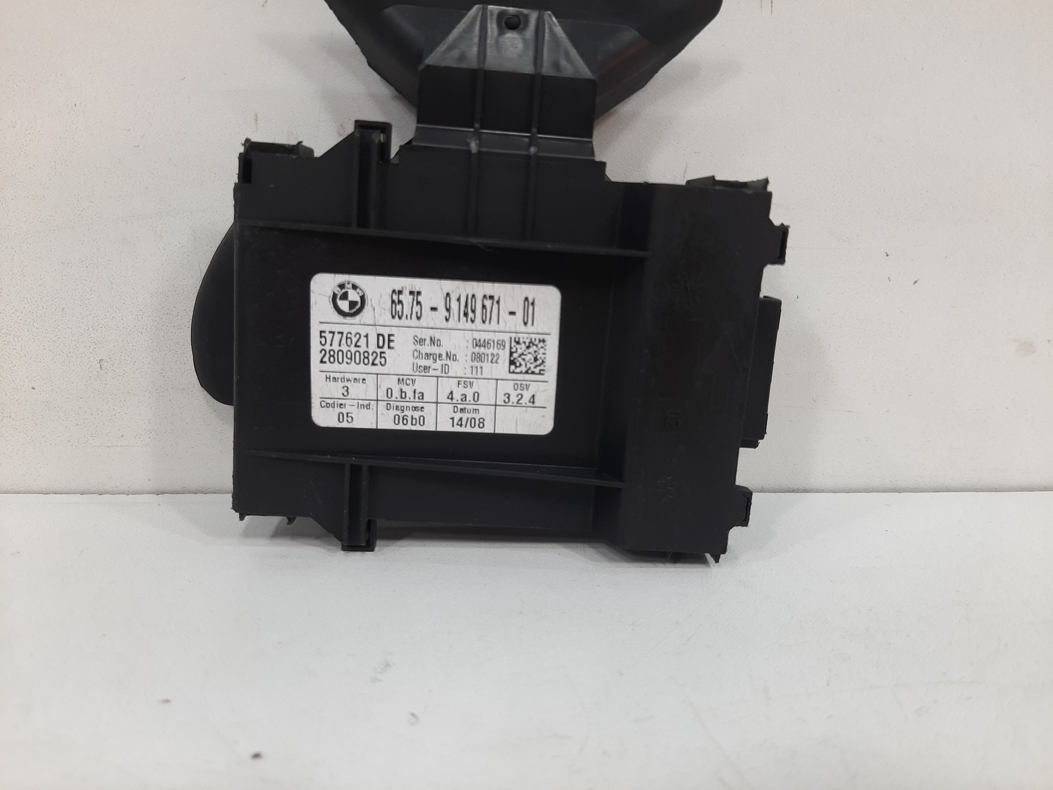 Módulo Sensor Alarme  Bmw 320i 118i E90 2006 A 2012 7