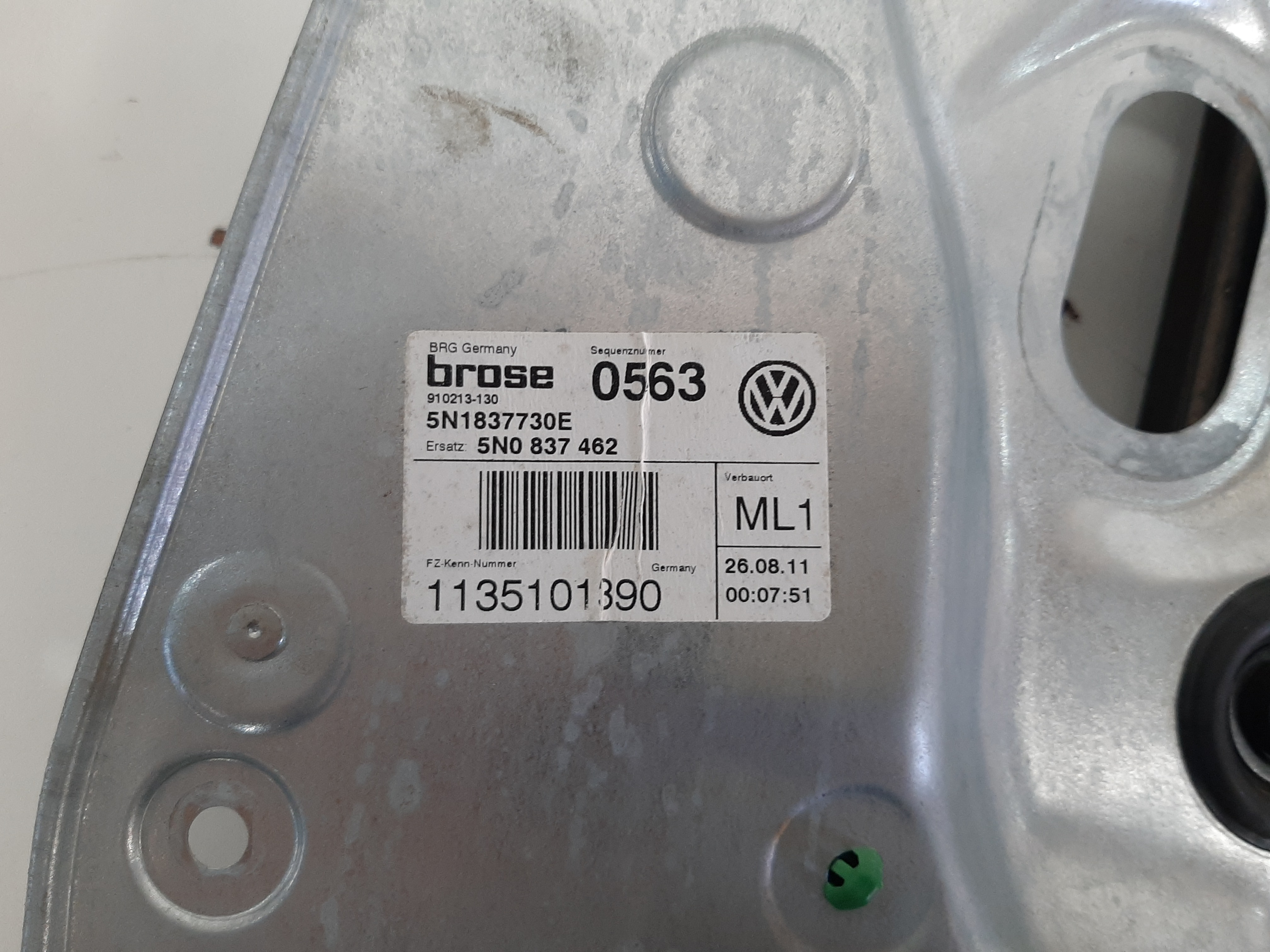 Máquina Vidro Dianteira Direita Vw Tiguan 2012 2013 A 2017 1