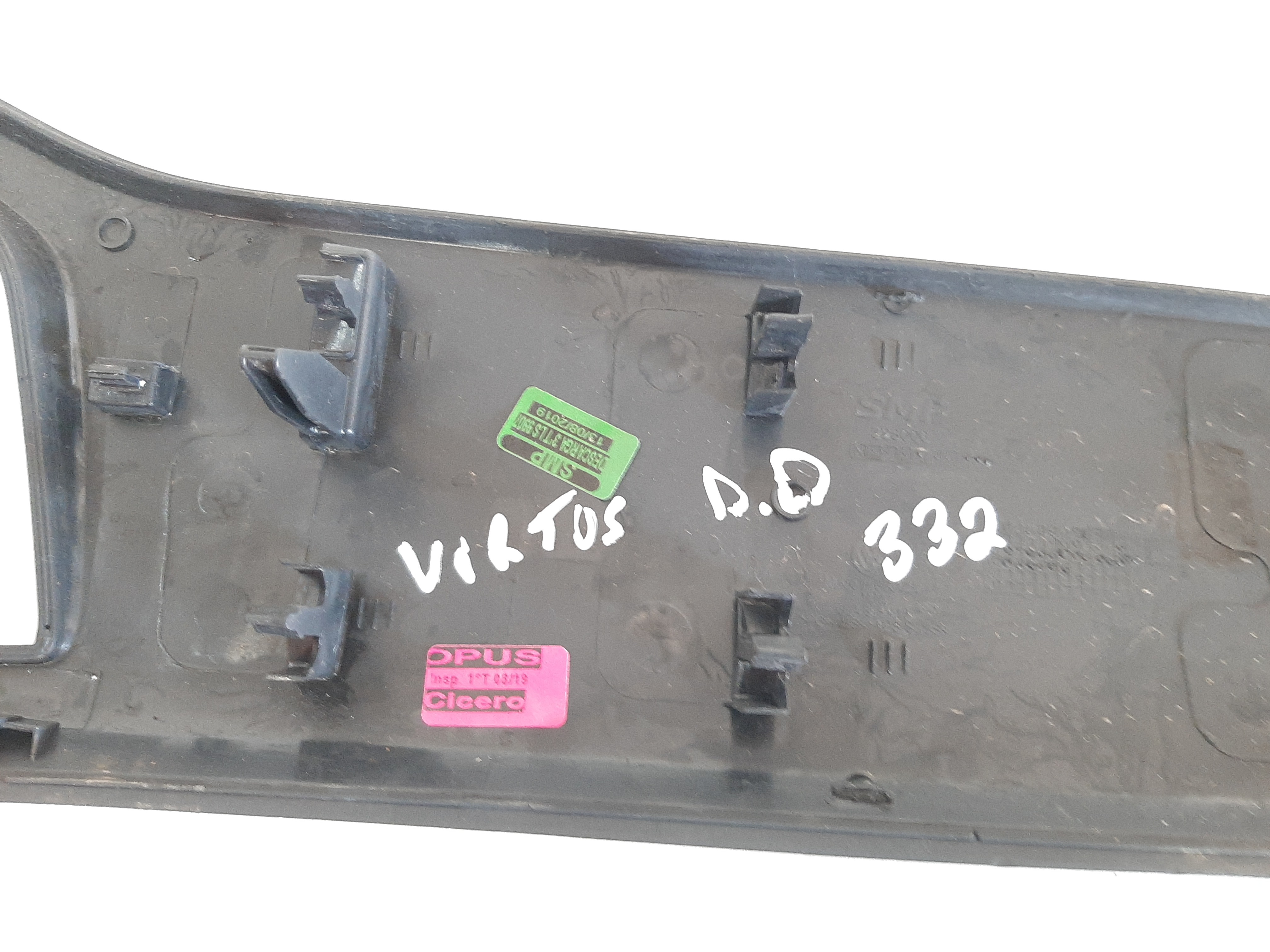 Moldura Multimídia Painel Volkswagen Polo Virtus 2018 A 2022 6