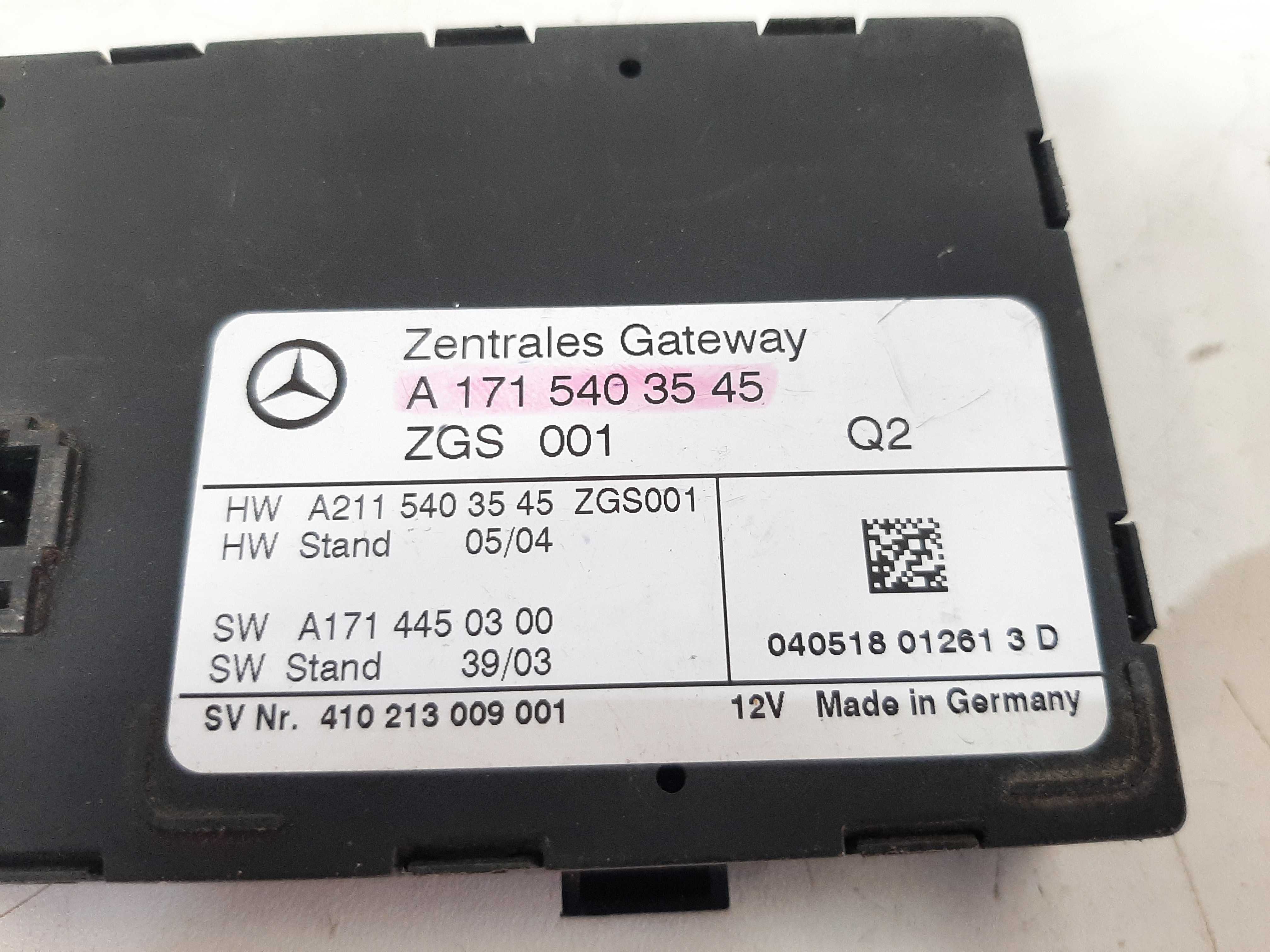 Módulo Controle Mercedes Slk 200 2003 A 2005 – A1715403545 8