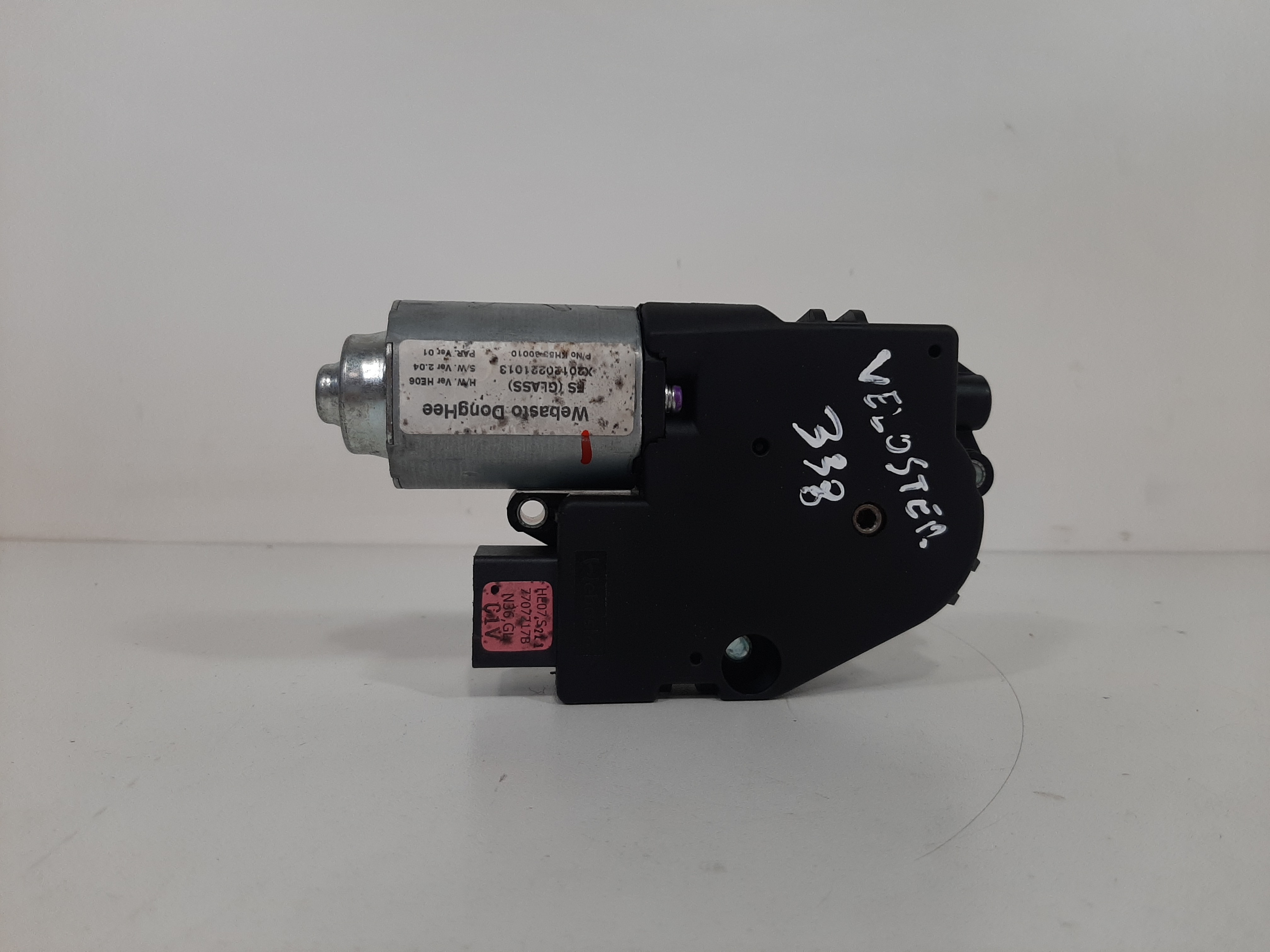Motor Elétrico Teto Solar Hyundai Veloster 2012 2013 3