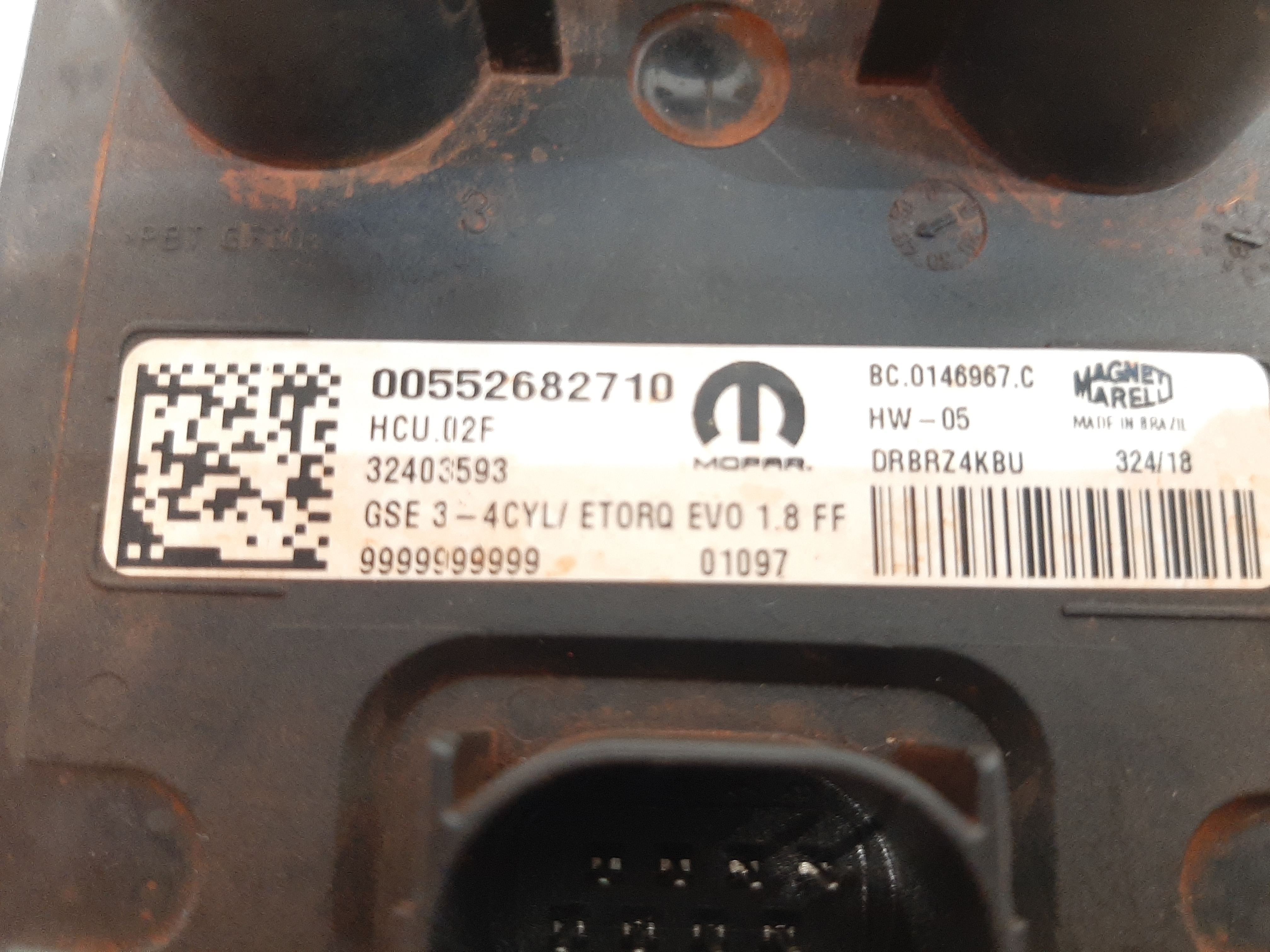 Módulo Eletro Ventilador Fiat Toro Renegade 1.8 2016 A 2020 5