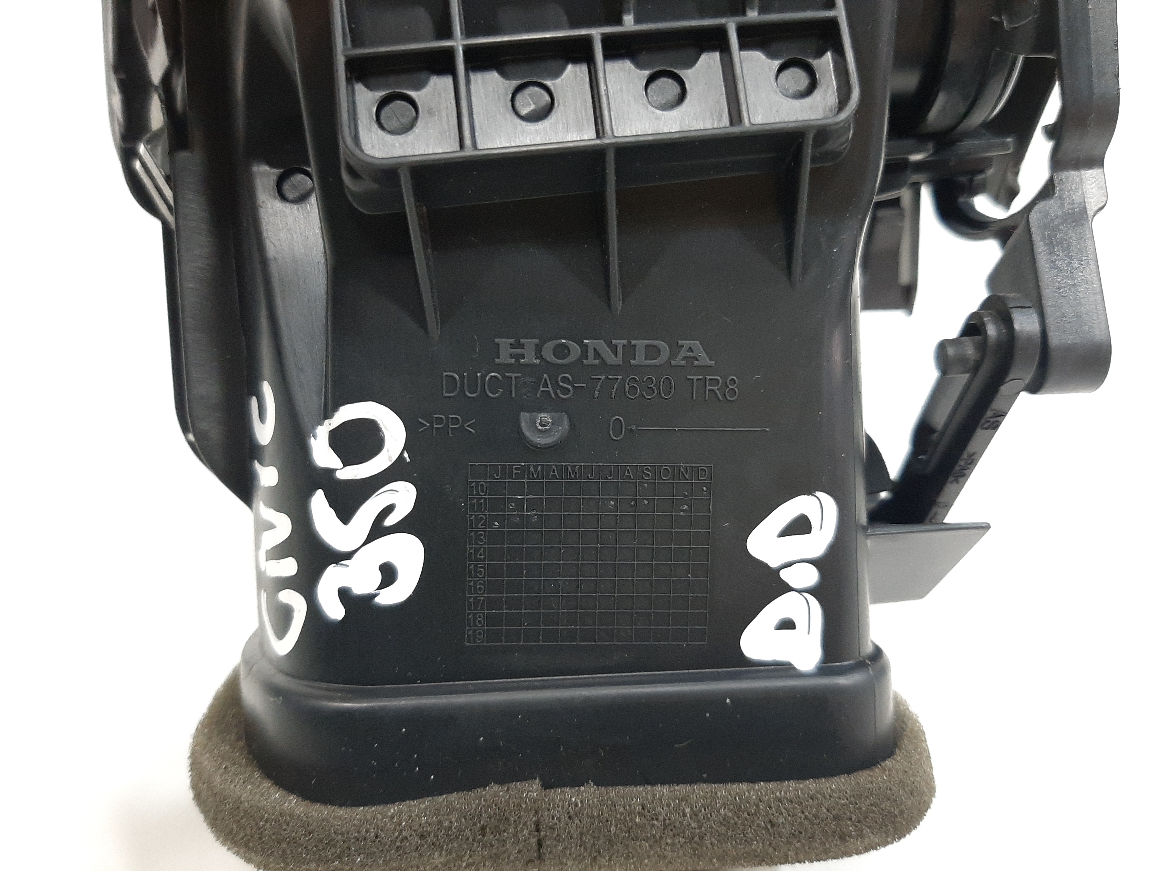 Difusor Ar Dianteiro Direito Honda Civic 2012 2013 A 2016 2