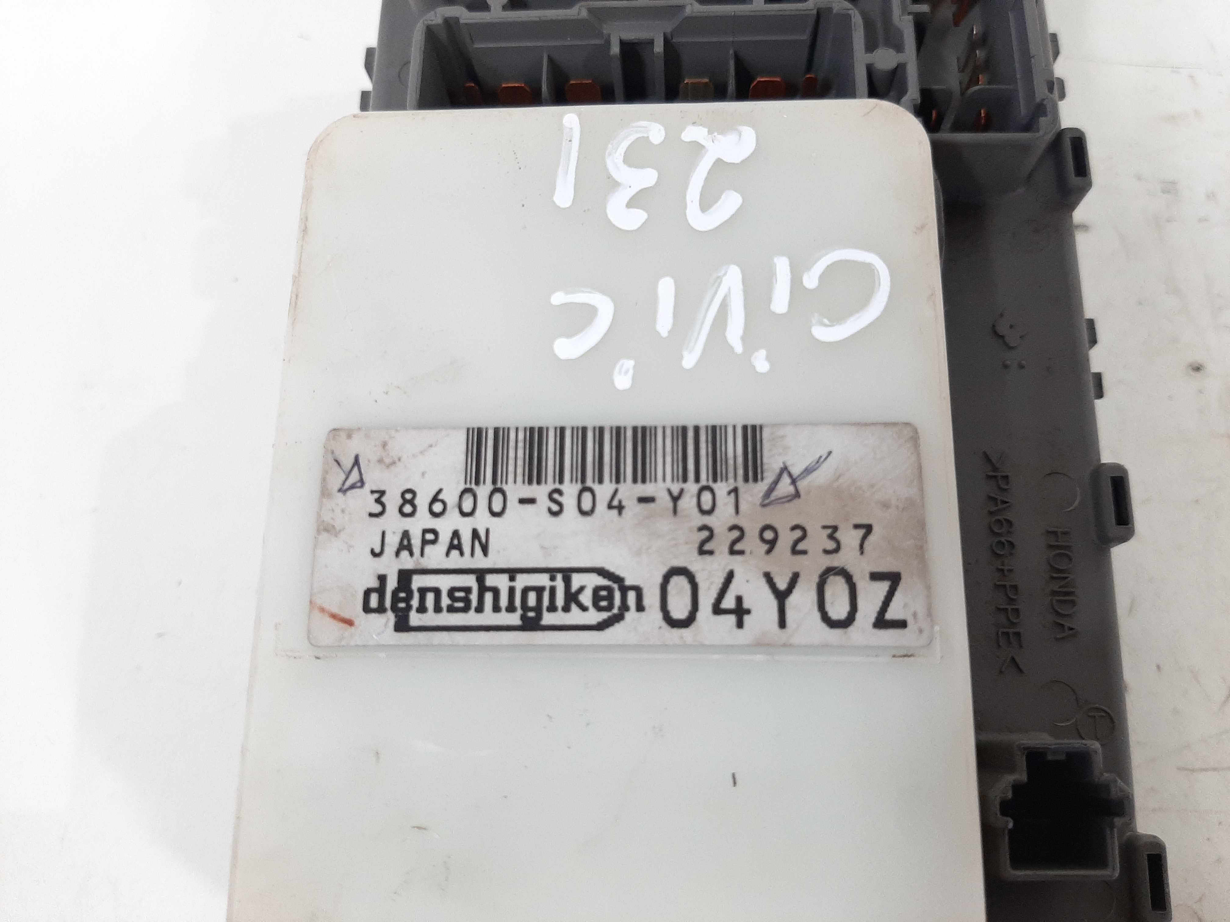 Caixa Fusível Honda Civic 1.6 16v 2000 A 2006 – 38600s04yo1 6